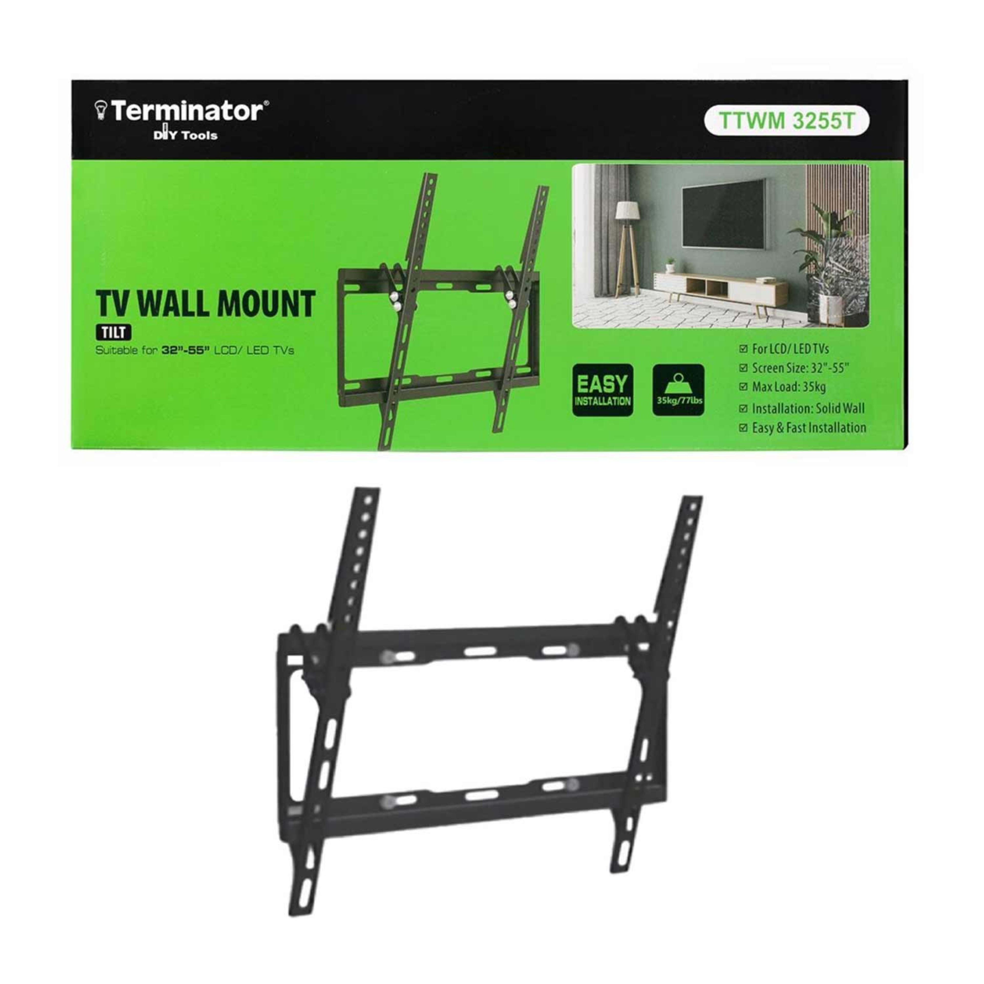 Terminator TV Wall Mount Tilt Ttwm 3255t