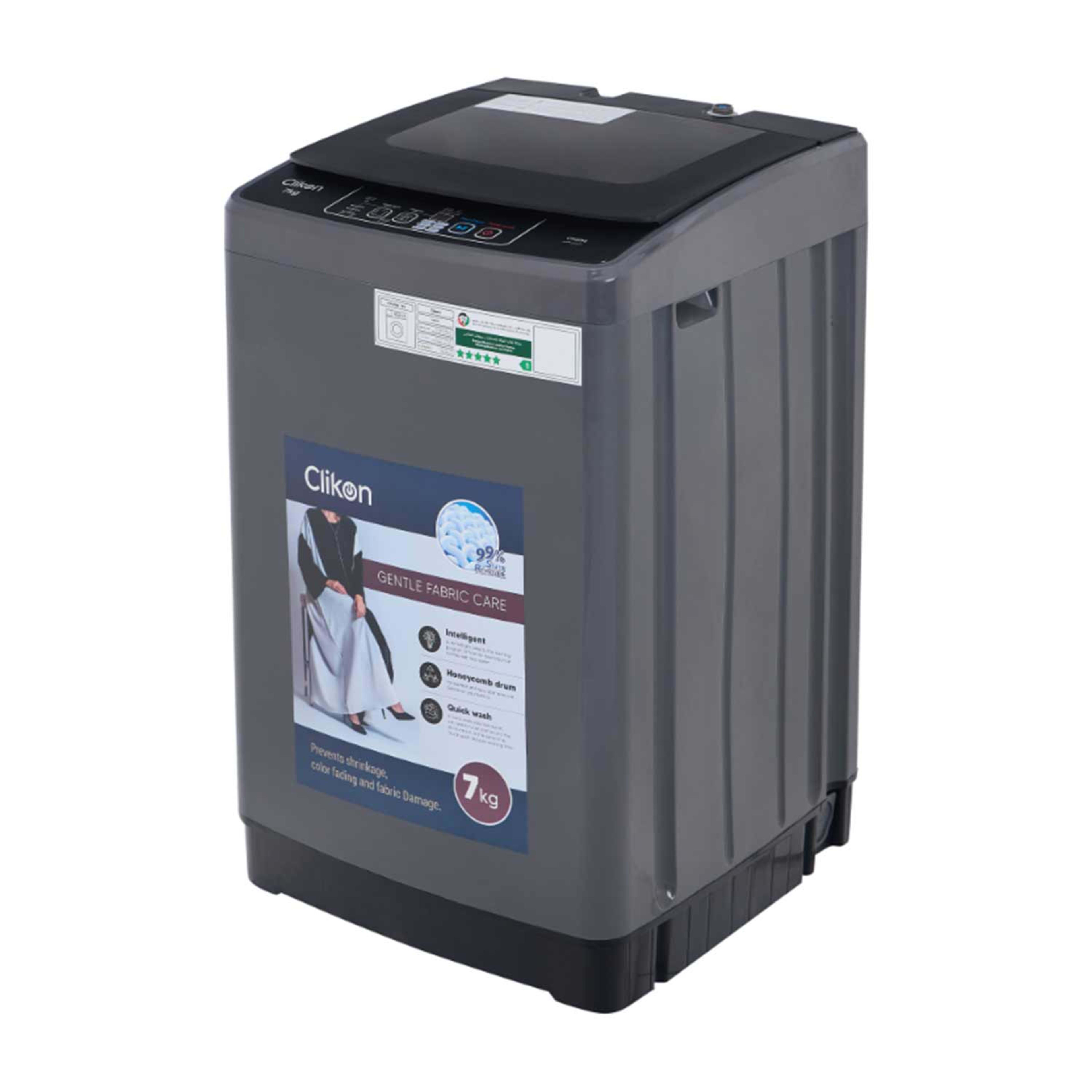 Clikon Washing Machine Top Load Fully Automatic 7kg Ck654