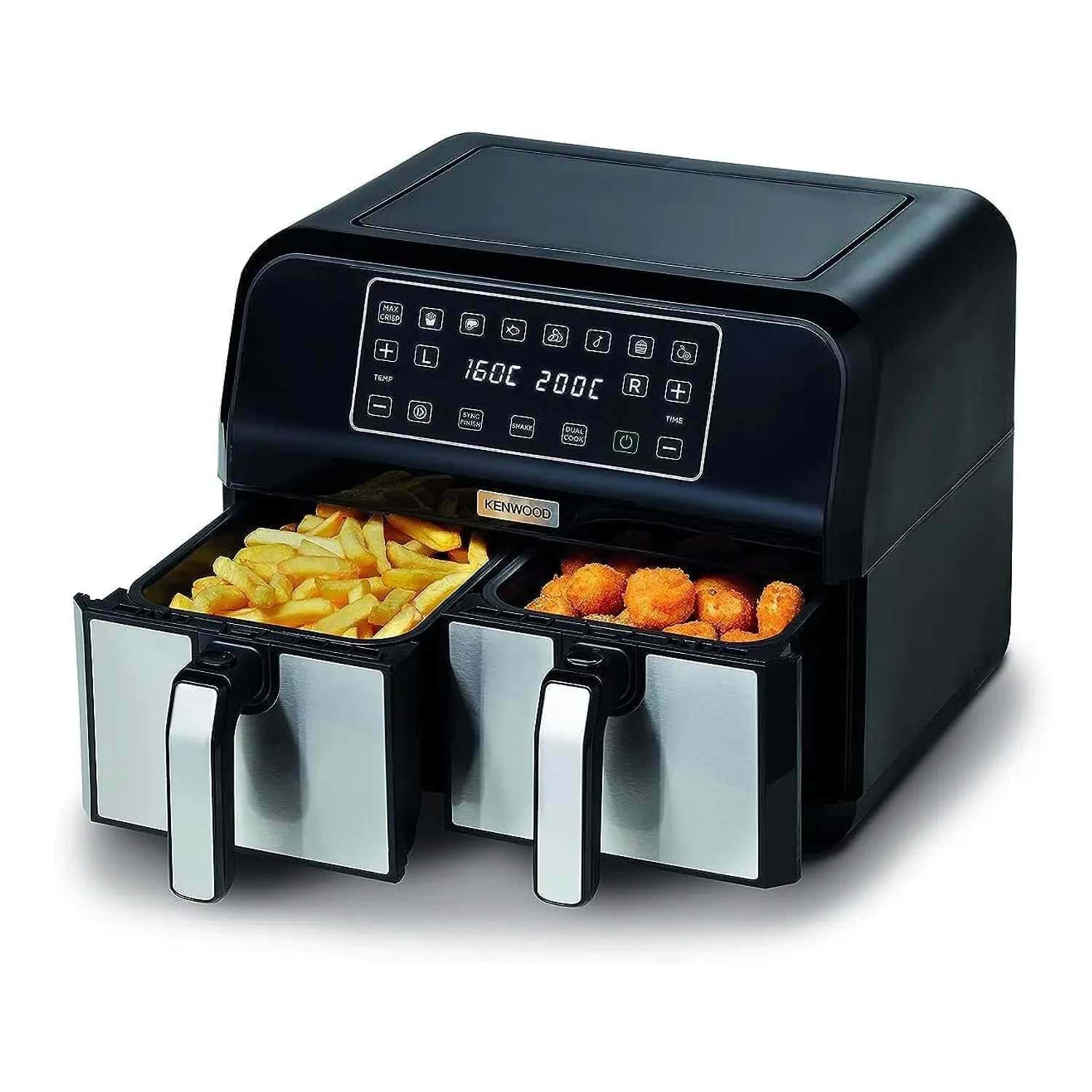 Kenwood Digital Twin Air Fryer 1.7kg+1.7kg 4l+4l Te0212095