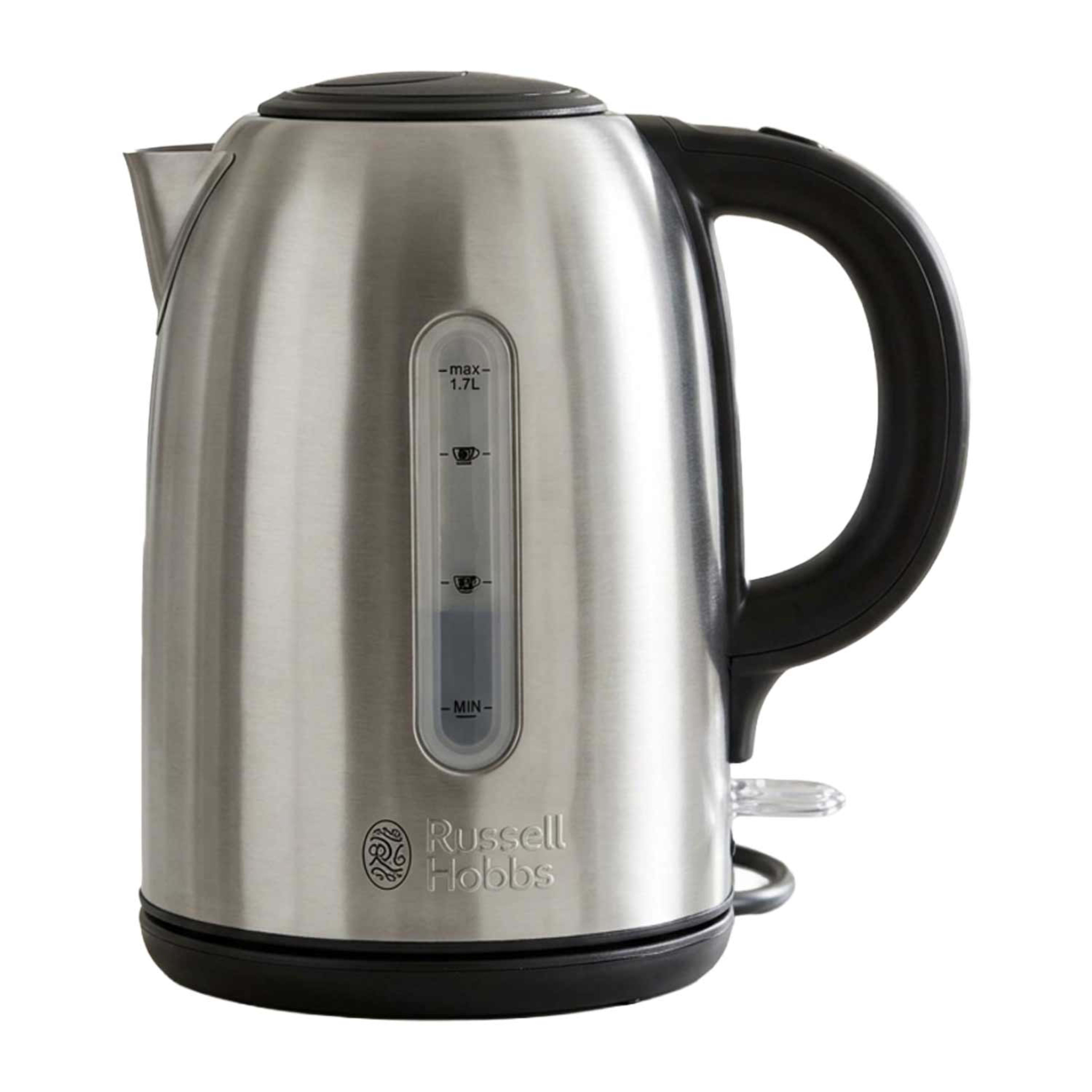 Russell Hobbs Brushed Stainless Steel Snowooden Kettle 1.7ltr 100gm 20441