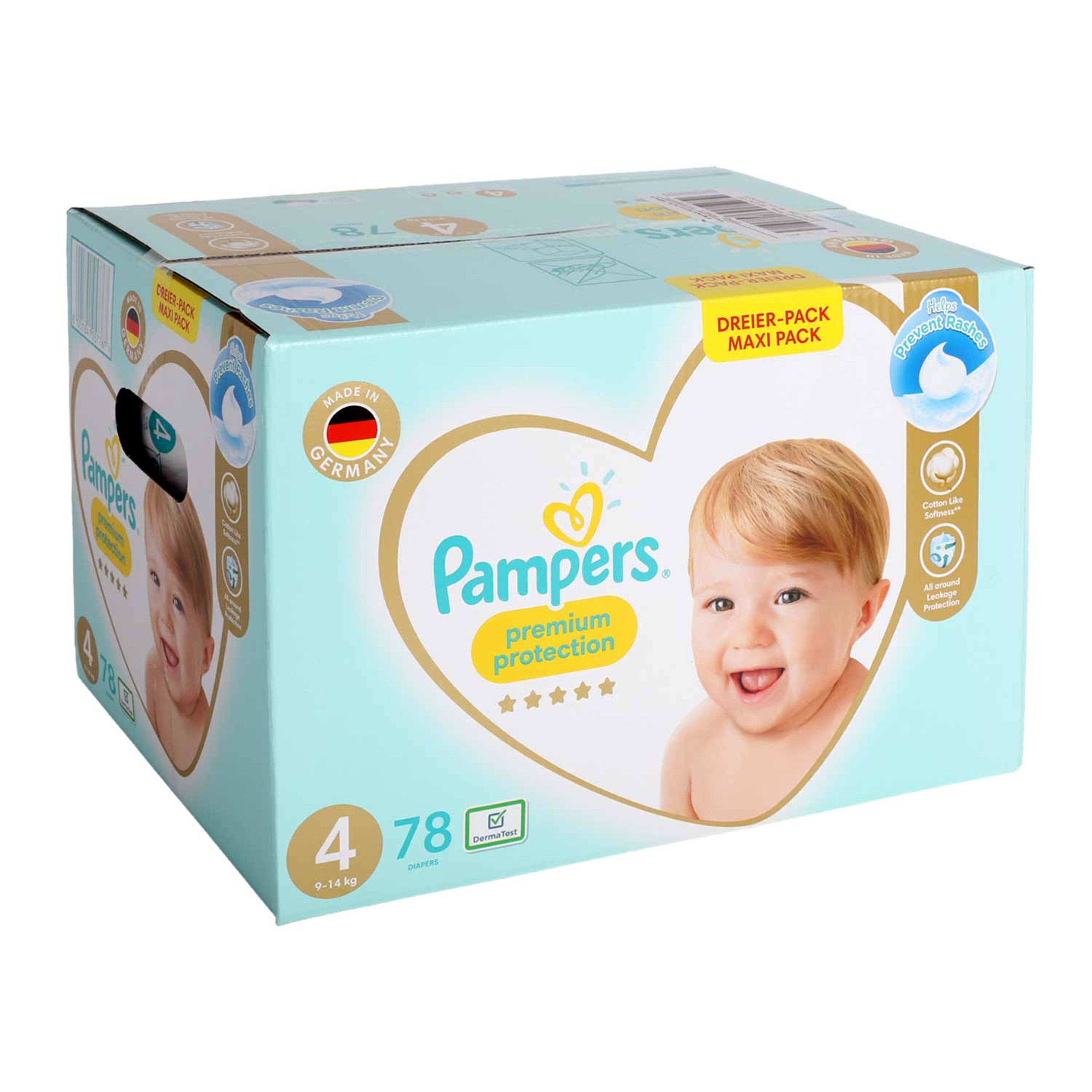 Pampers Premium Protection Diaper 9-14kg #4 78pcs