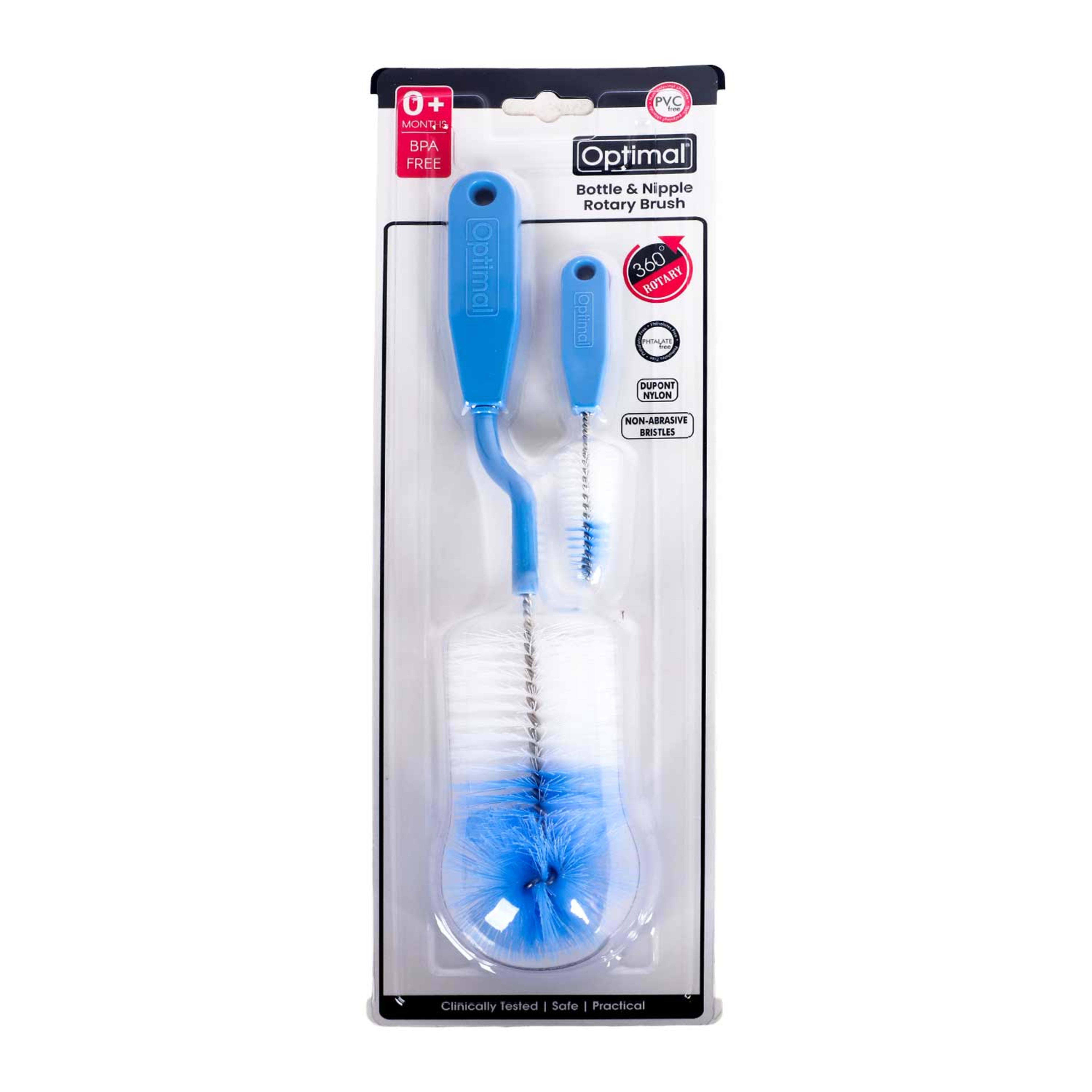 Optimal Brush Set Feeding Bottle & Nipple Opb-1073