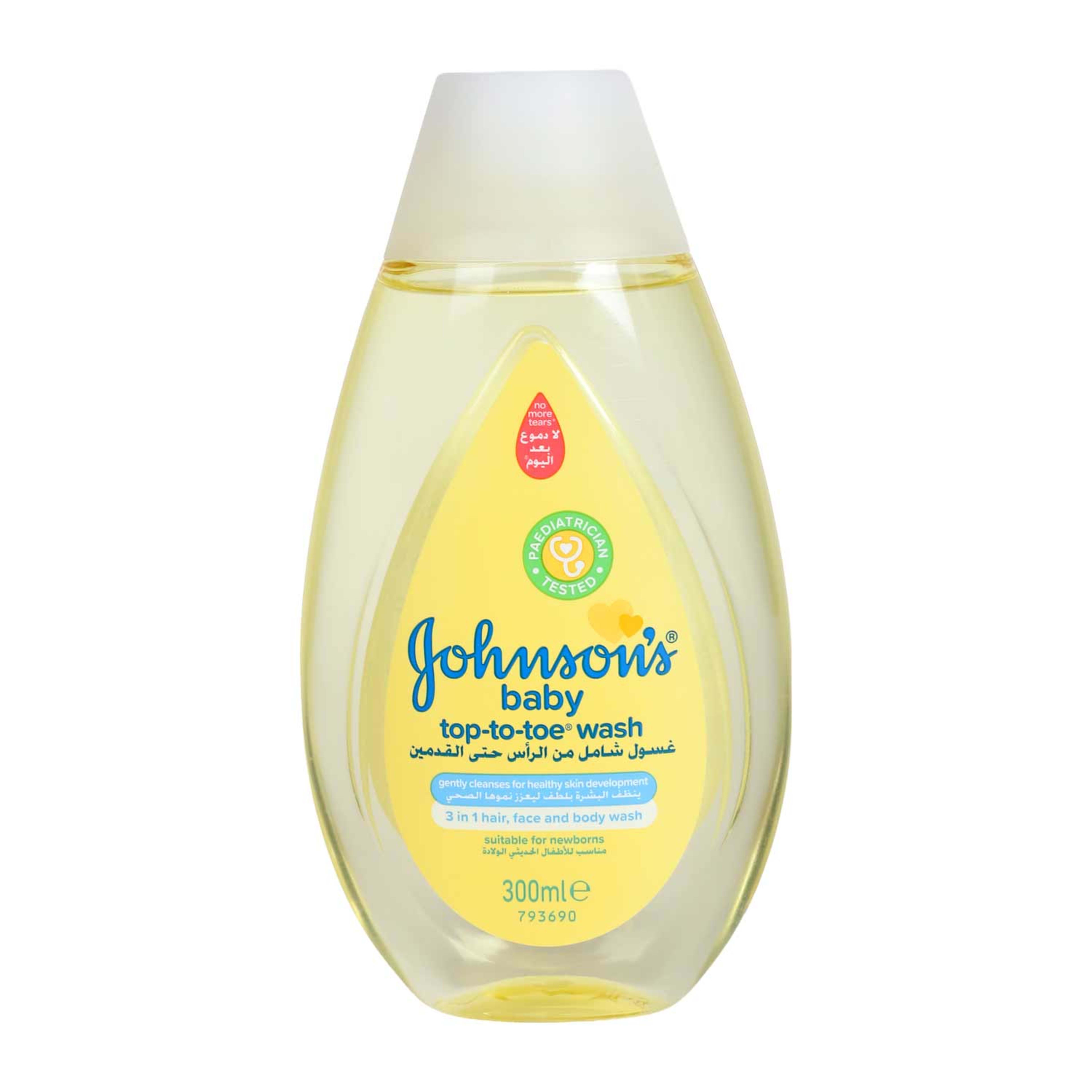 Johnson's Baby Top to Toe Wash 3in1 Hair Face and Body Wash 300ml