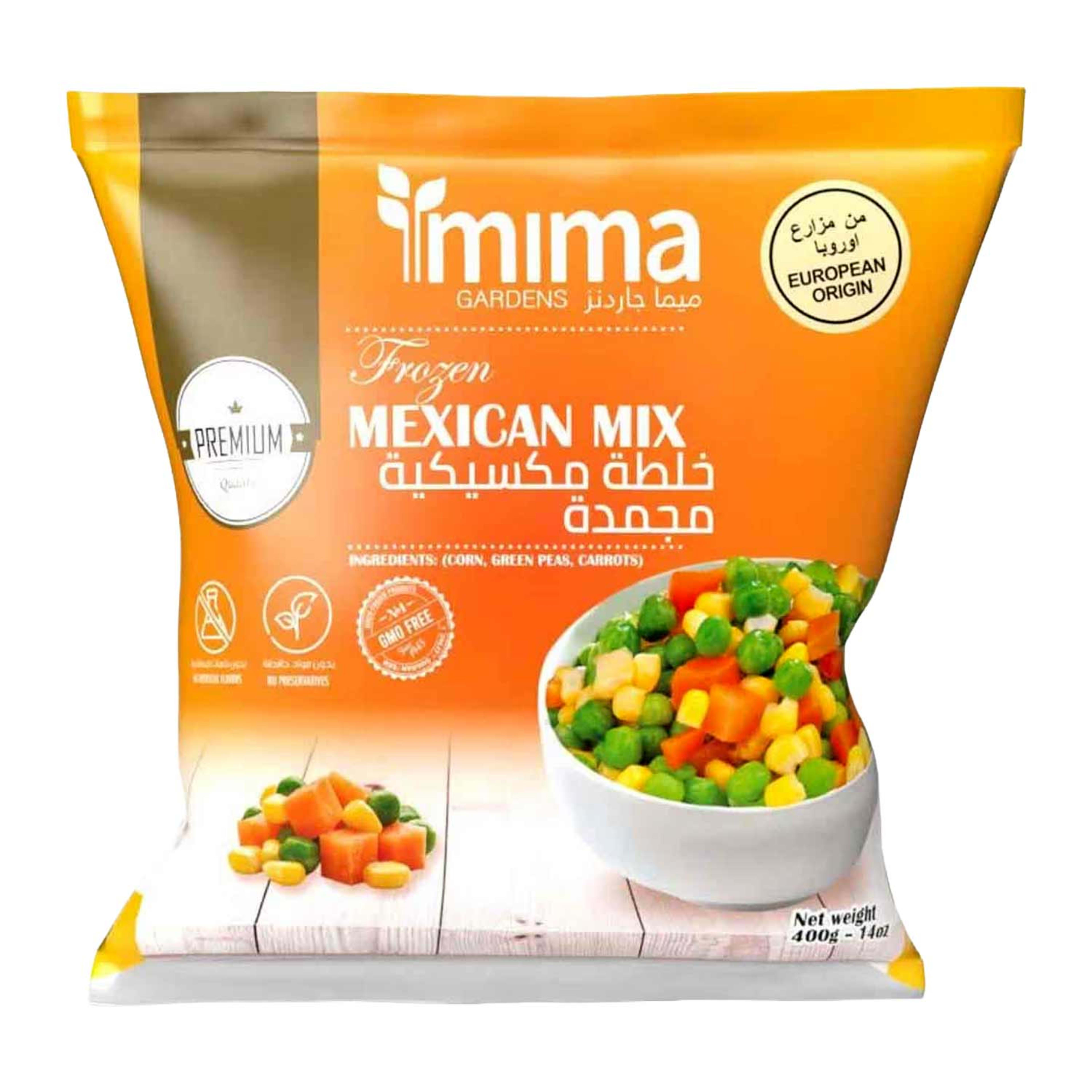 Mima Gardens Frozen Mexican Mix 400gm