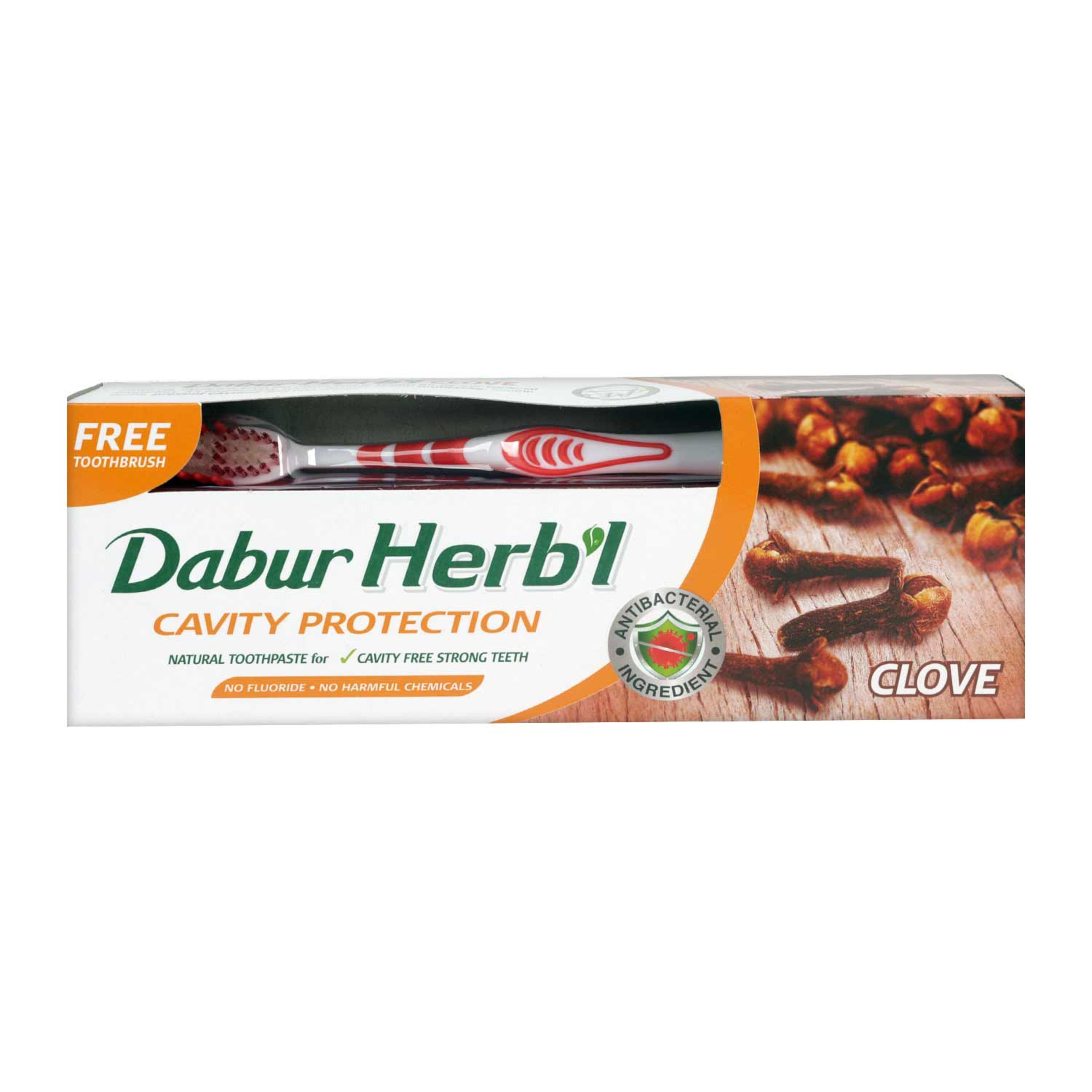 Dabur Herbal Toothpaste Clove Basil Miswak & Lemon 150gm