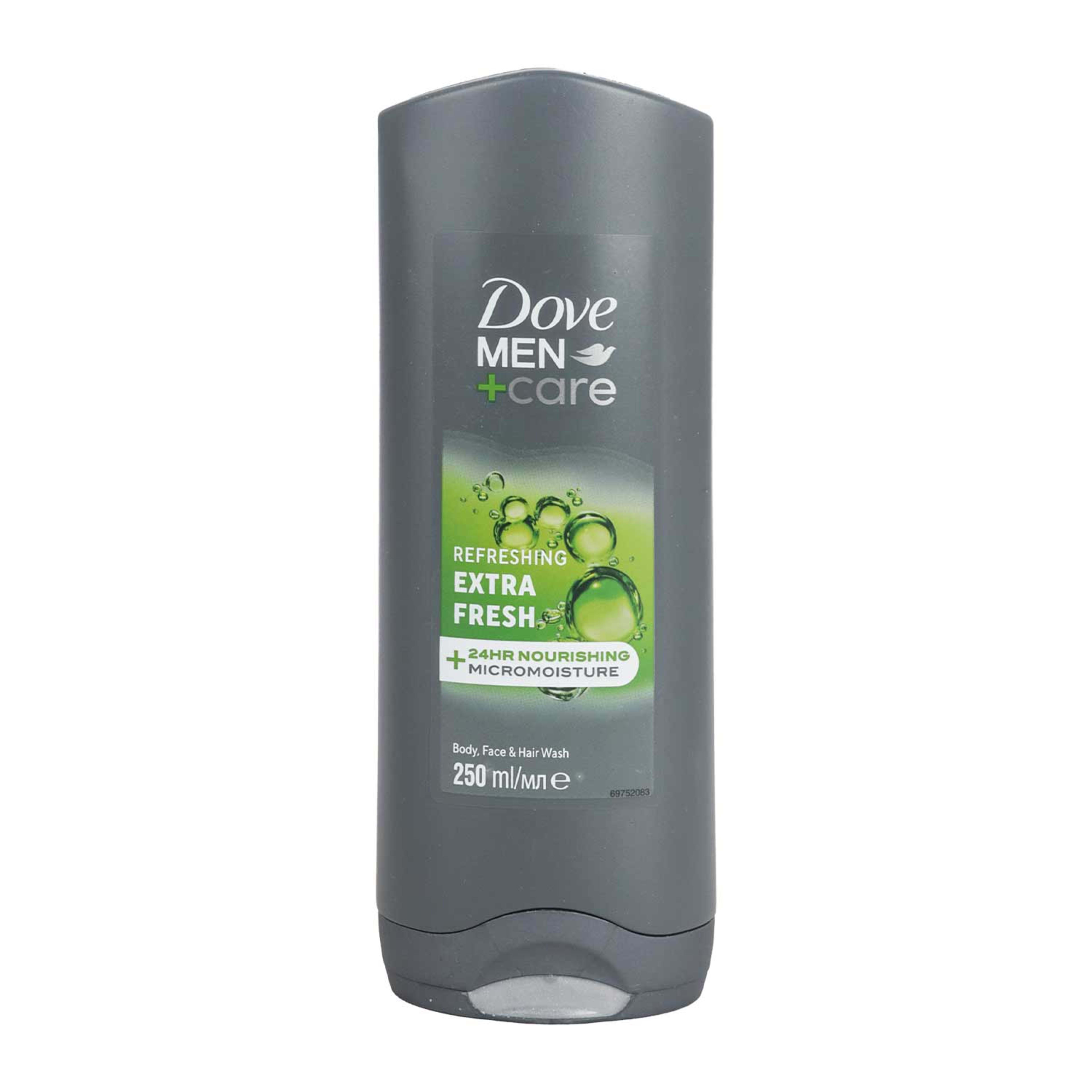 Dove Men+ Care Refreshing Extra Fresh Body Face & Hair Wash 250ml
