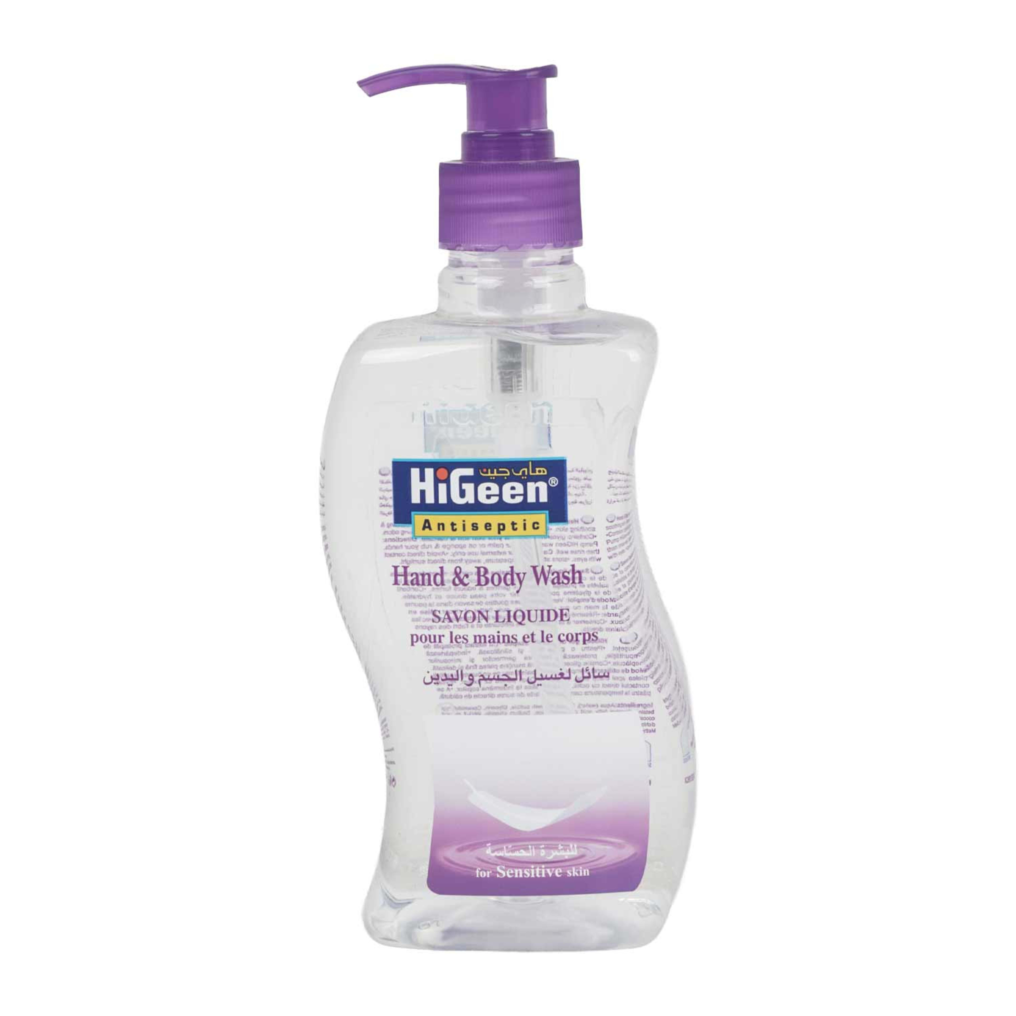 Higeen Antiseptic Hand & Body Wash Sensitive 500ml