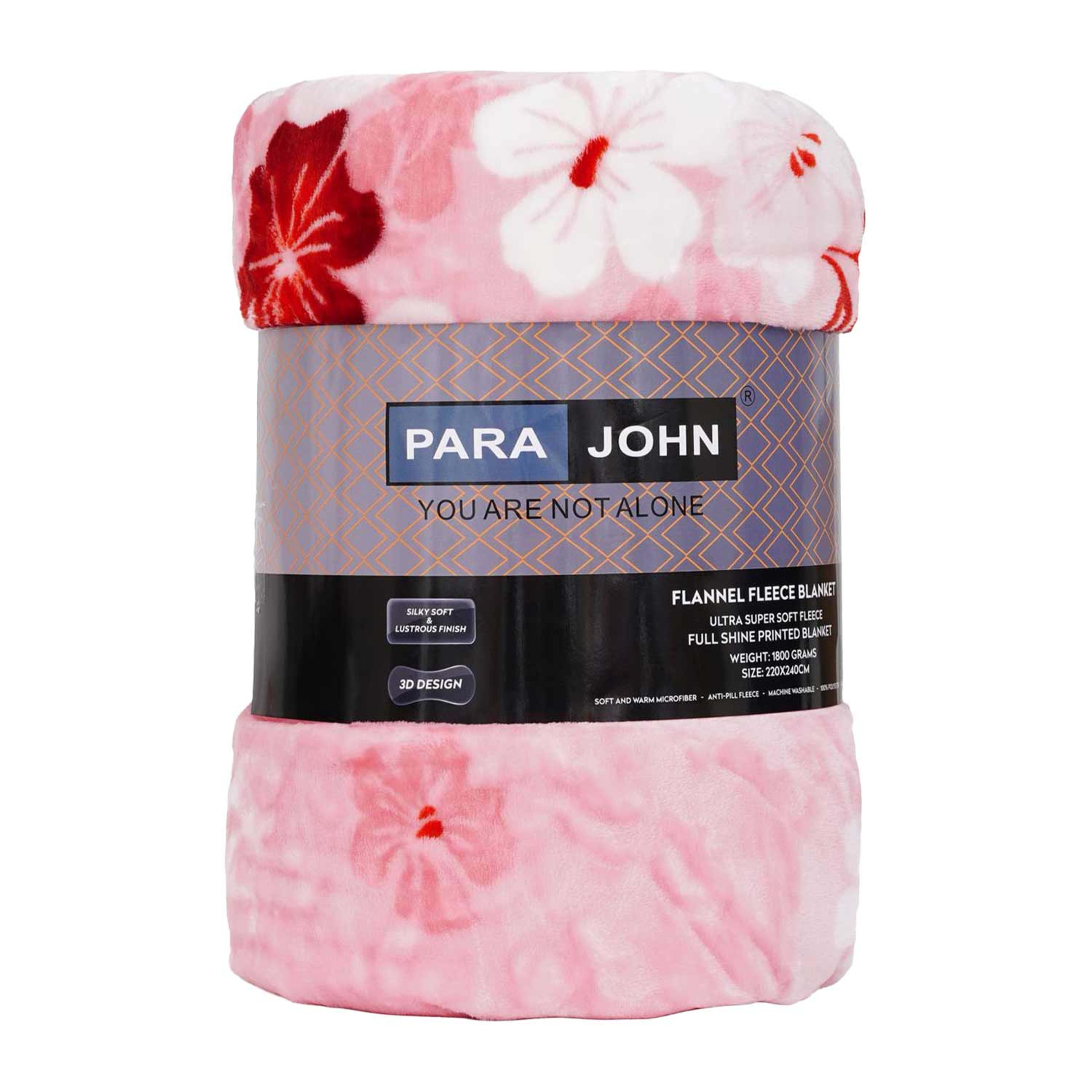 Parajohn Printed Fleece 220x240cm 1.8kg Pjbl7726
