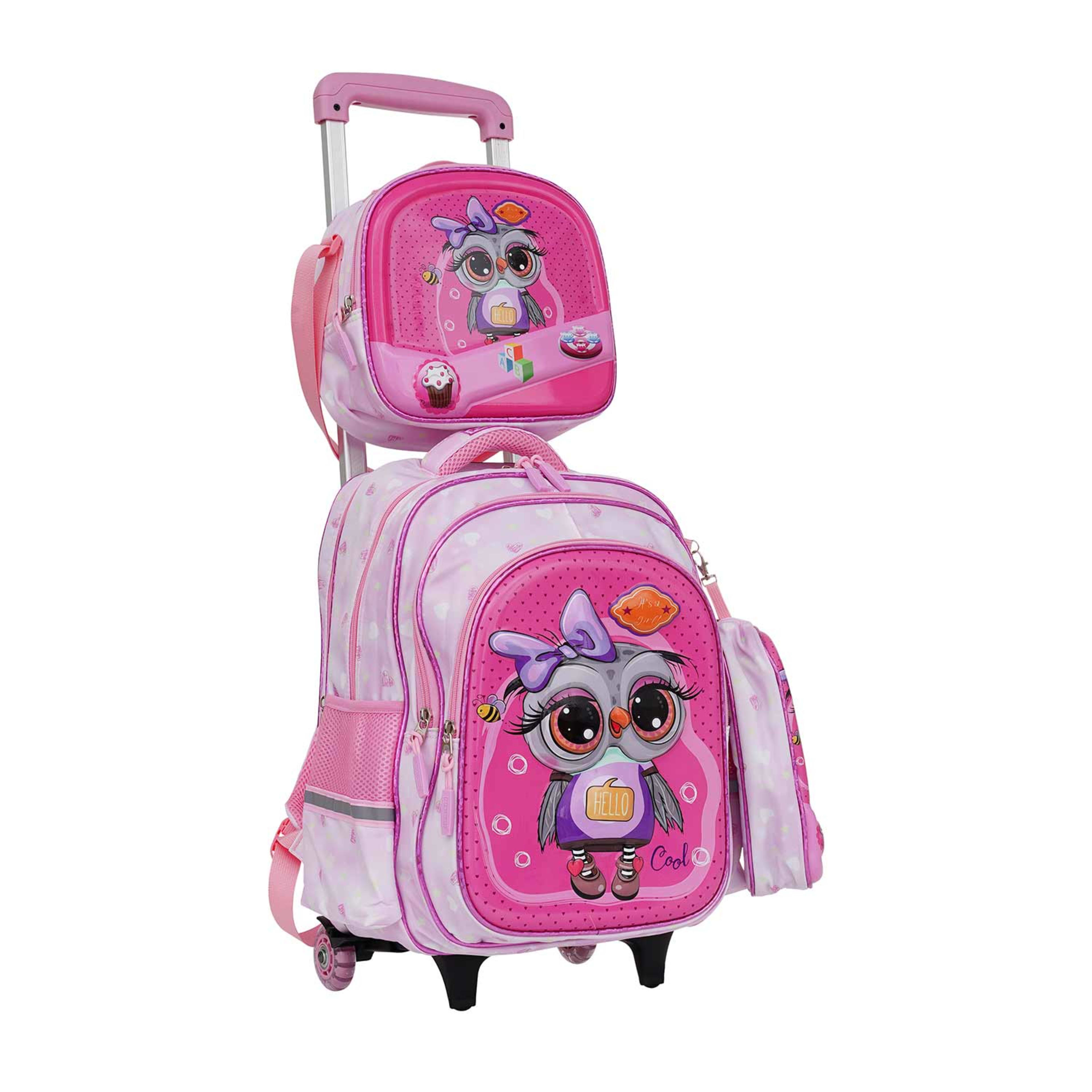 Parajohn Trolley School Bag 3pcs Set 16inch Pjsb6082