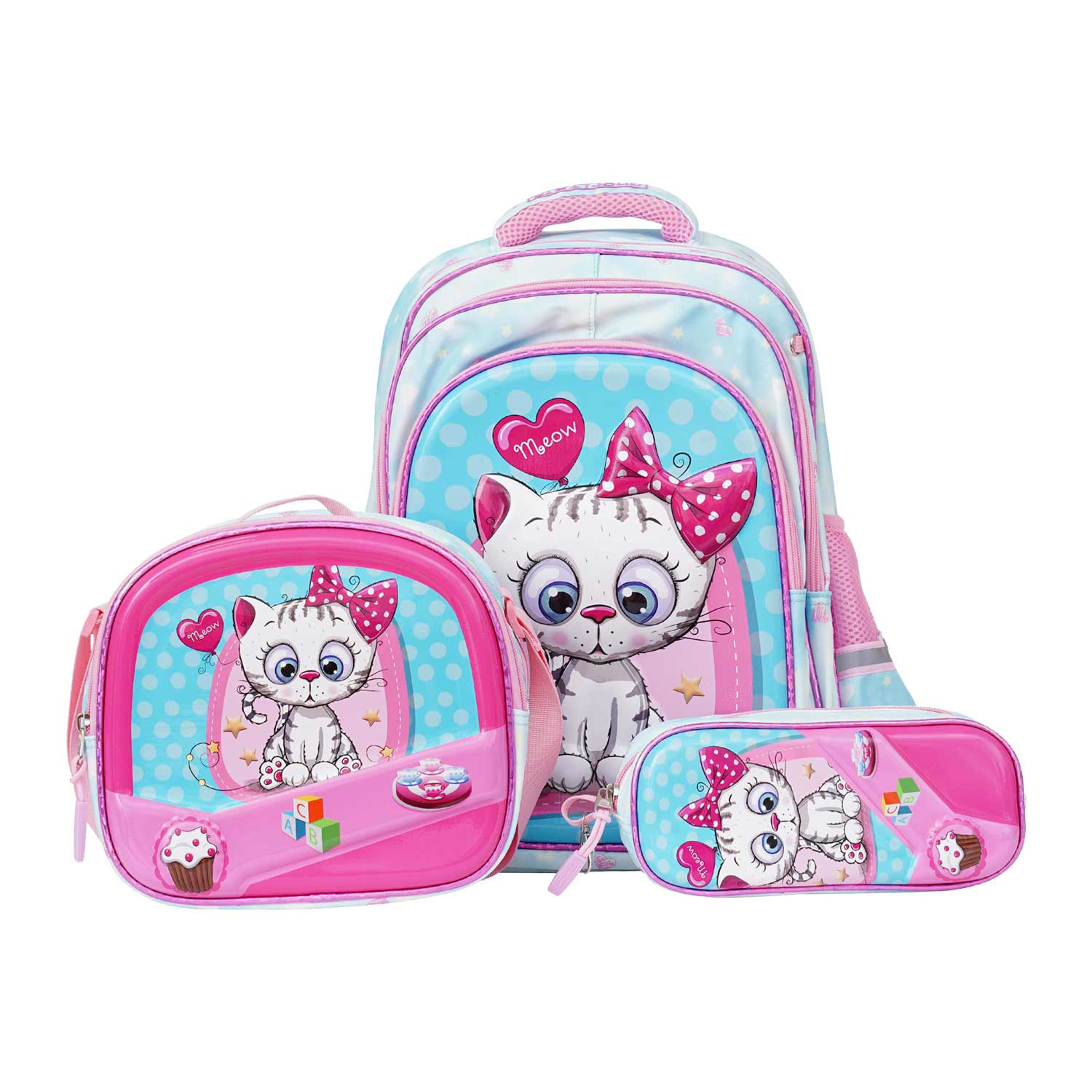 Parajohn School Bag 3pcs Set 16inch Pjsb6086