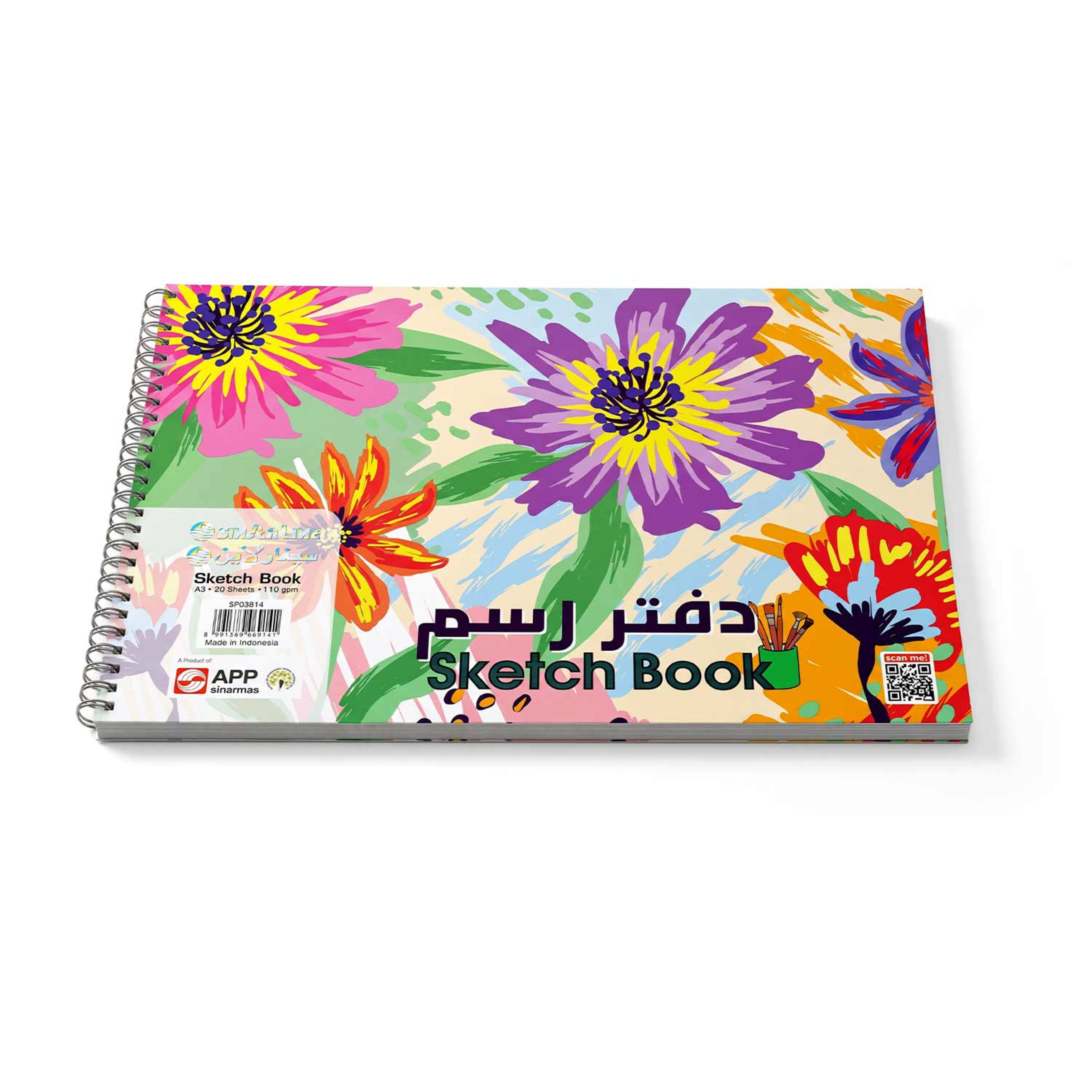 Sinarline Sketch Book A3 20sheets Sp03568