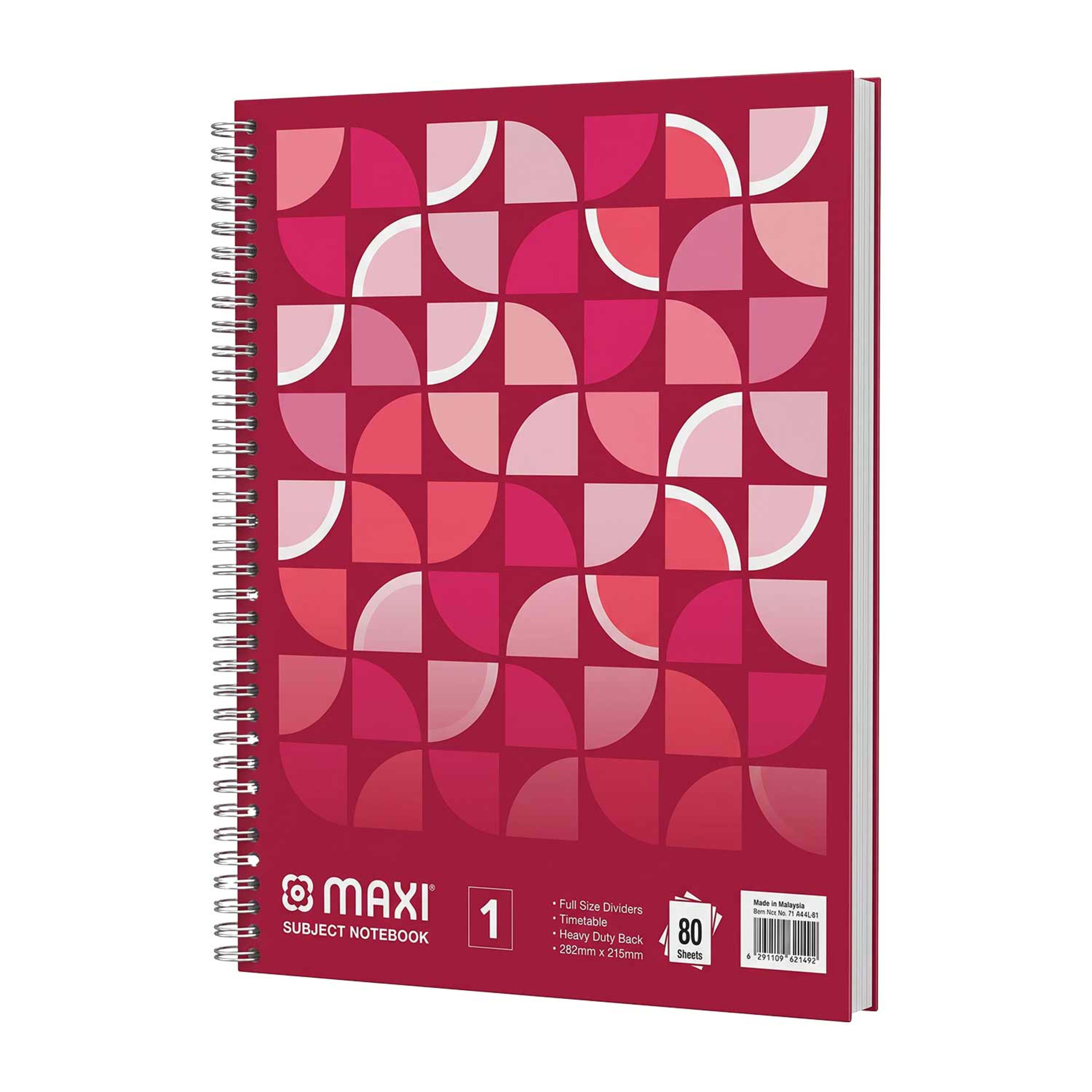 Maxi 1 Subject Notebook 80sheets #mx-11-hcsub1