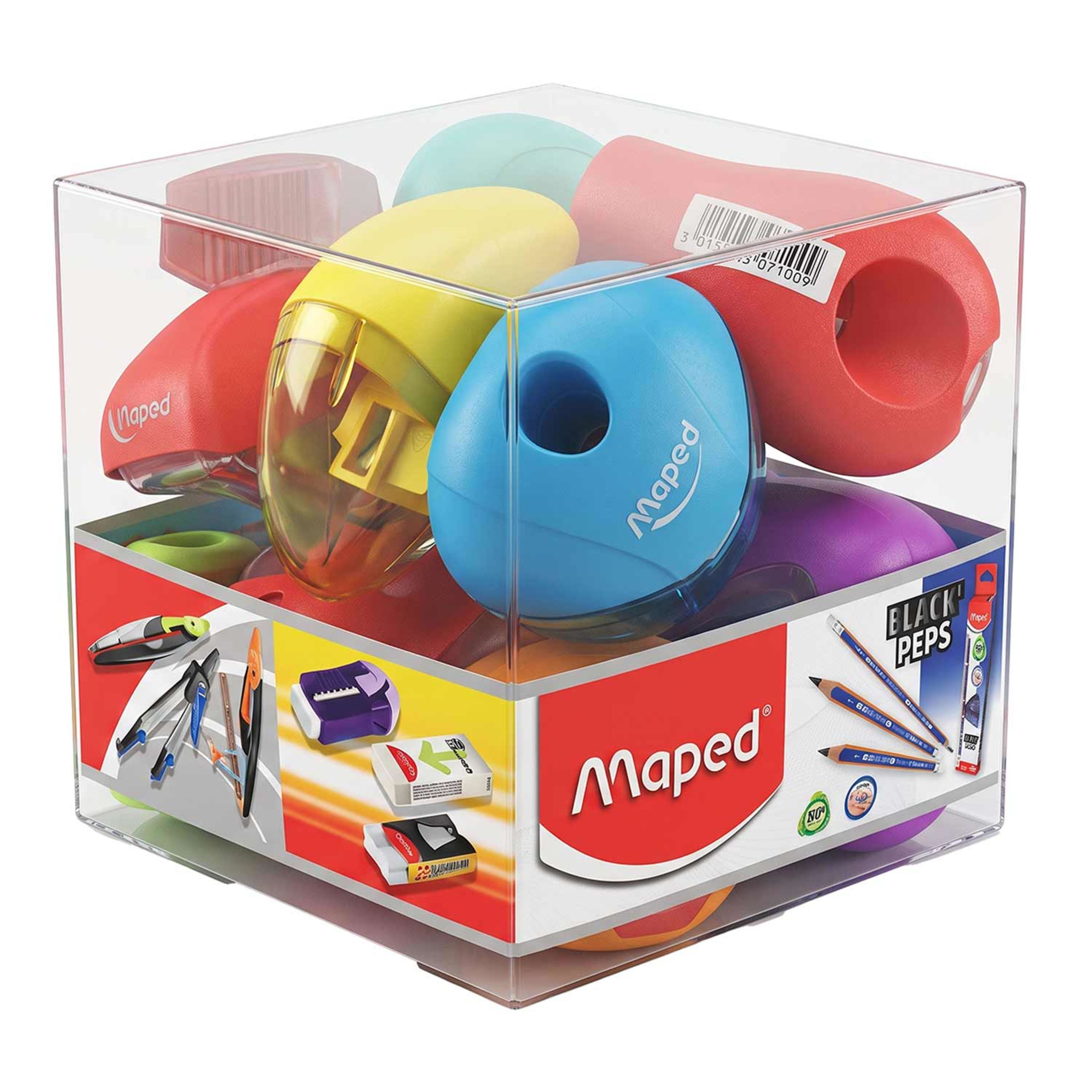 Maped Sharpeners Assorted 10pcs Mdp-vp-082