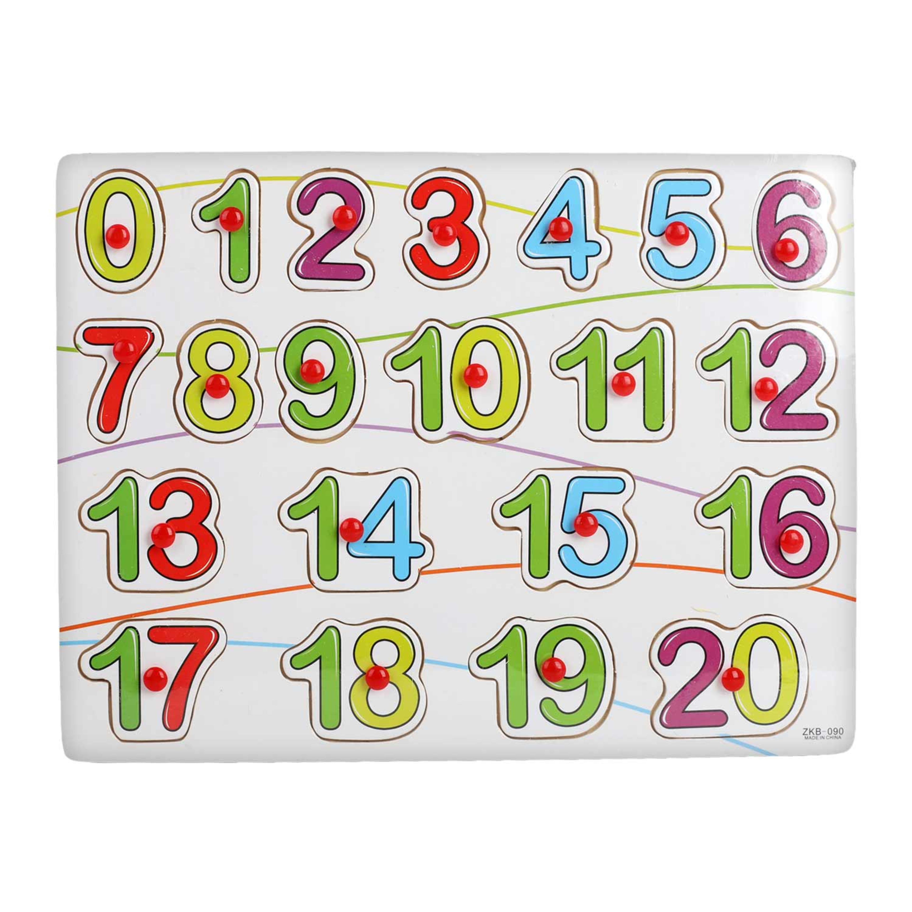 Wooden Number Board Zkb-090