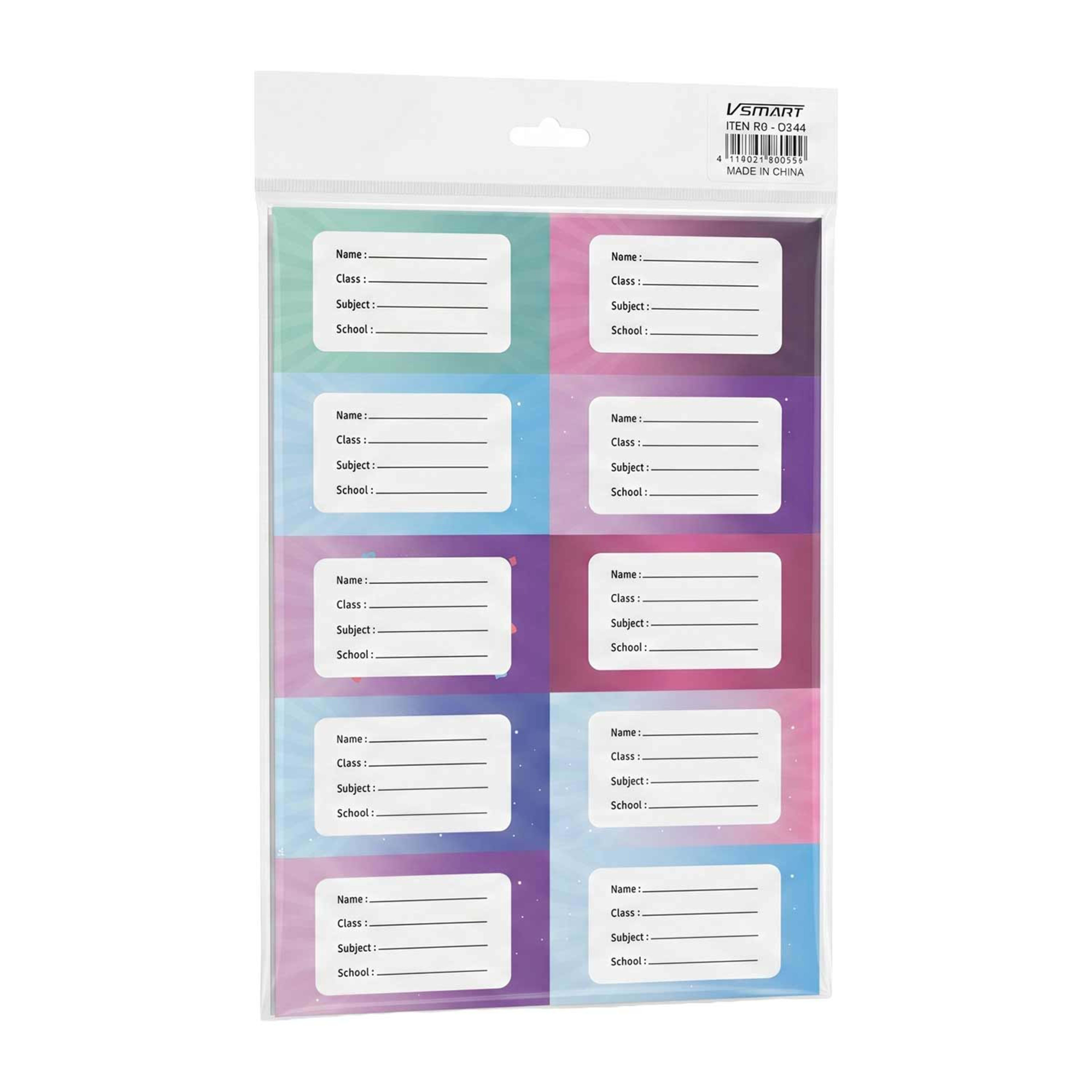 Vsmart Name Sticker English A4 Sk-24