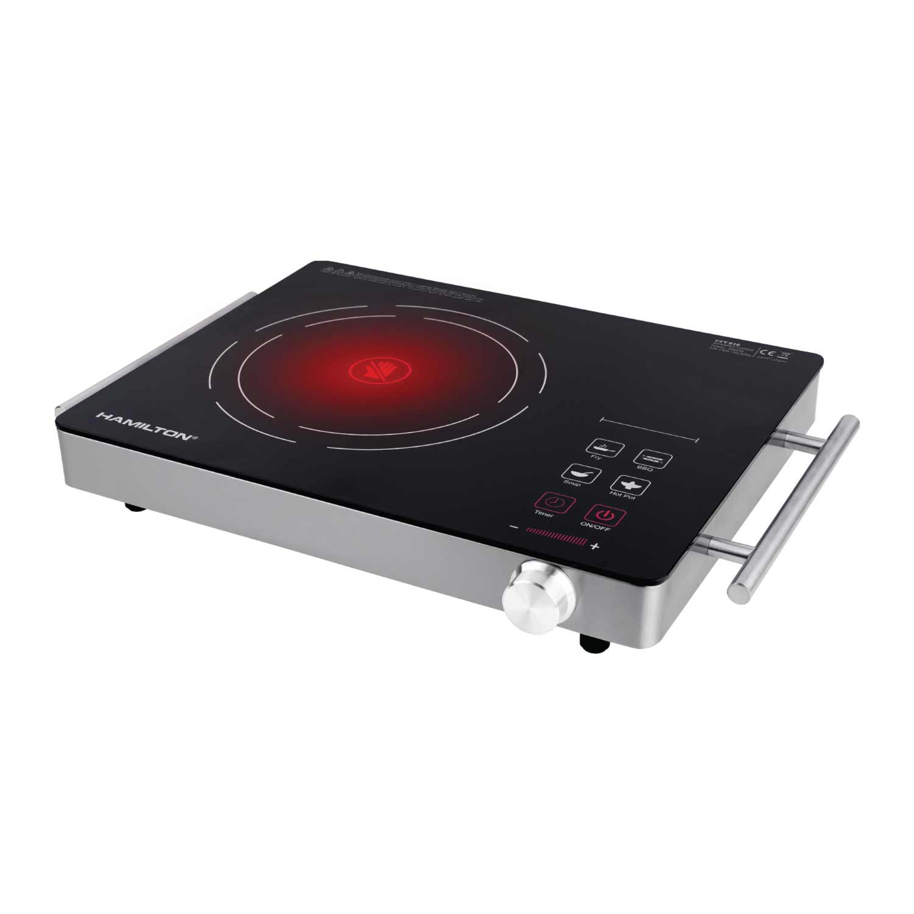 Hamilton Single Burner Digital Infrared Cooker Ht816