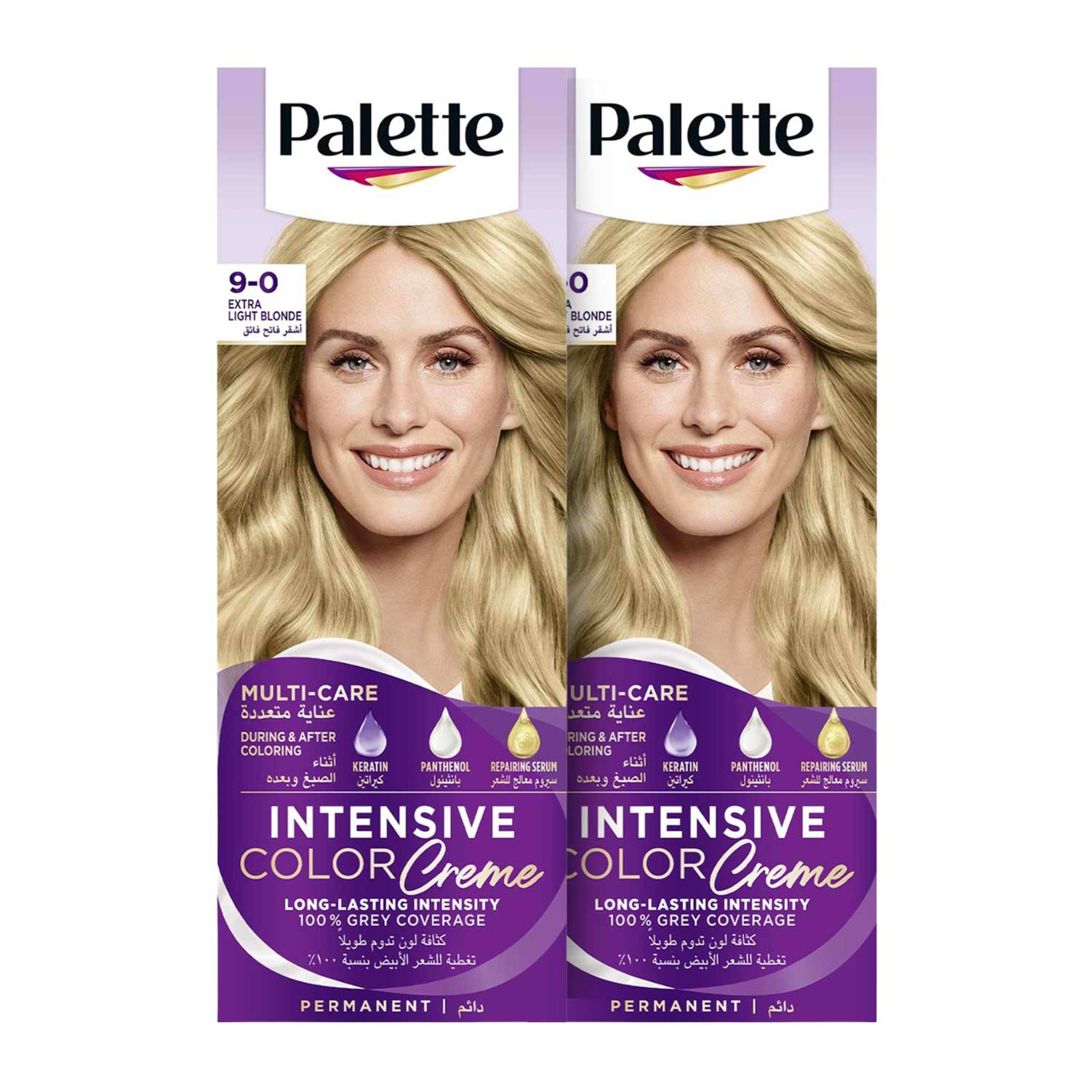 Schwarzkopf Palette Hair Color Extra Light Blonde 9-0 2x110ml Promo