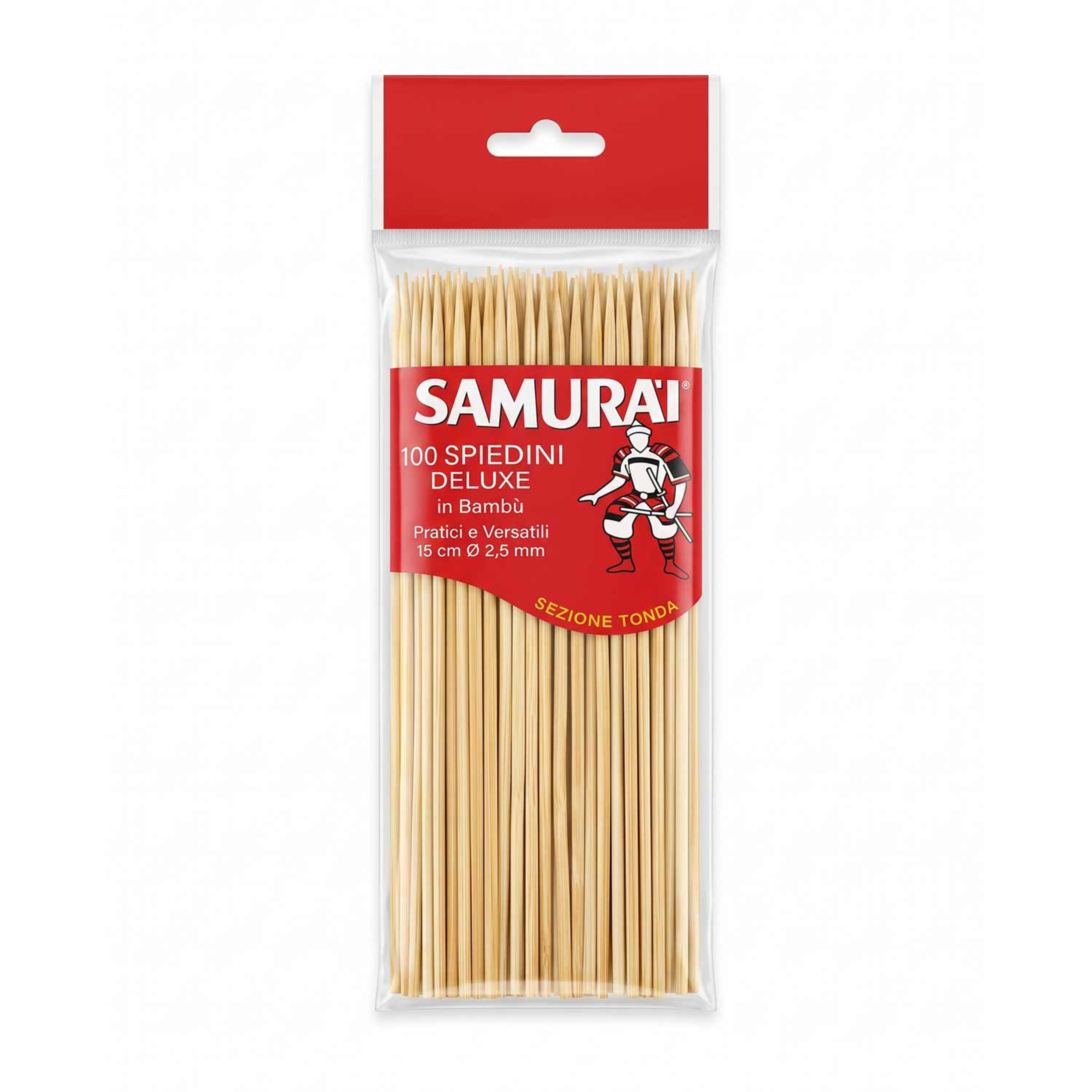 Samurai Spiedini Deluxe (kabab Stick) 100's X15cm #g2sm-0019