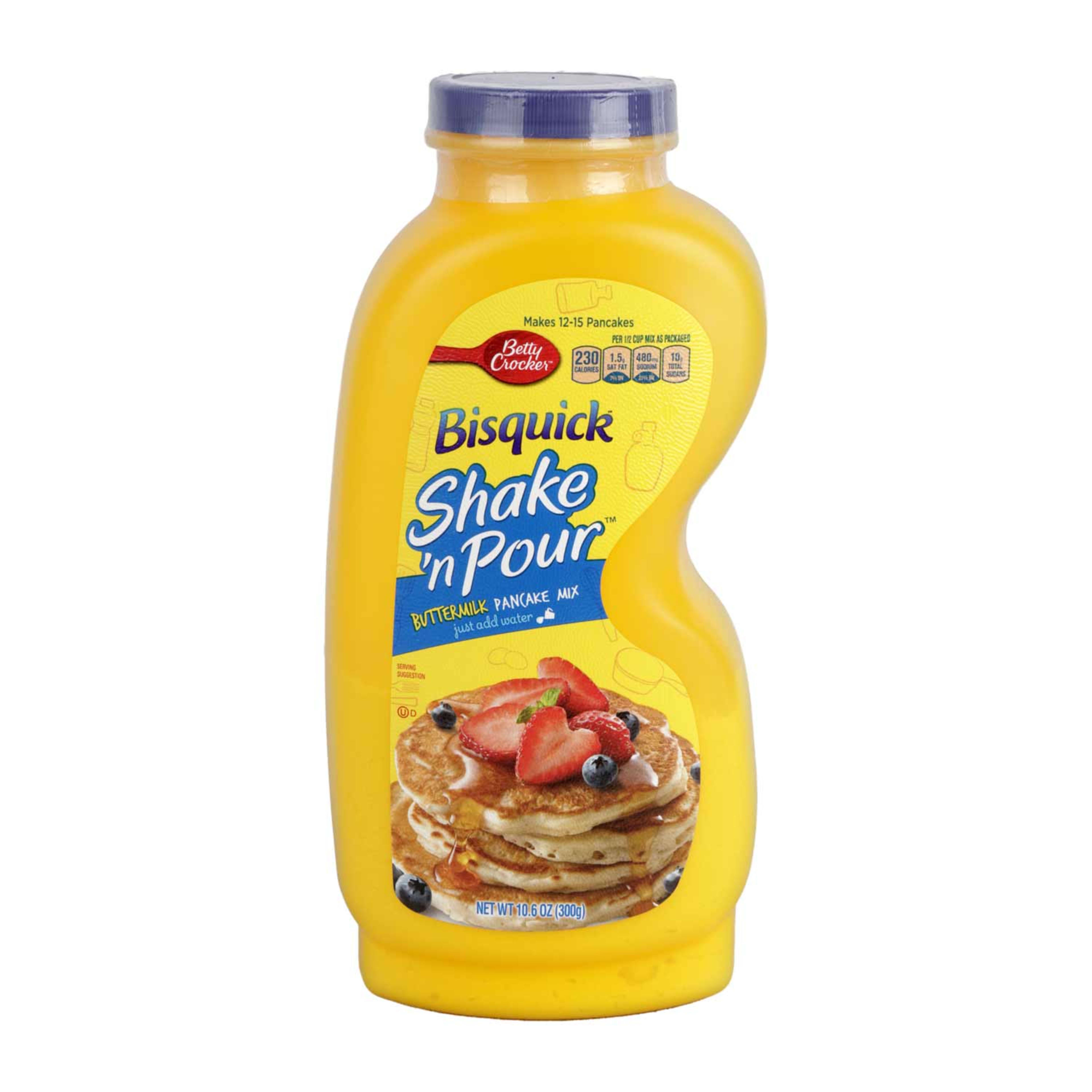 Betty Crocker Bisquick Shake 'n Pour Butter Pancake Mix 10.6oz/300gm