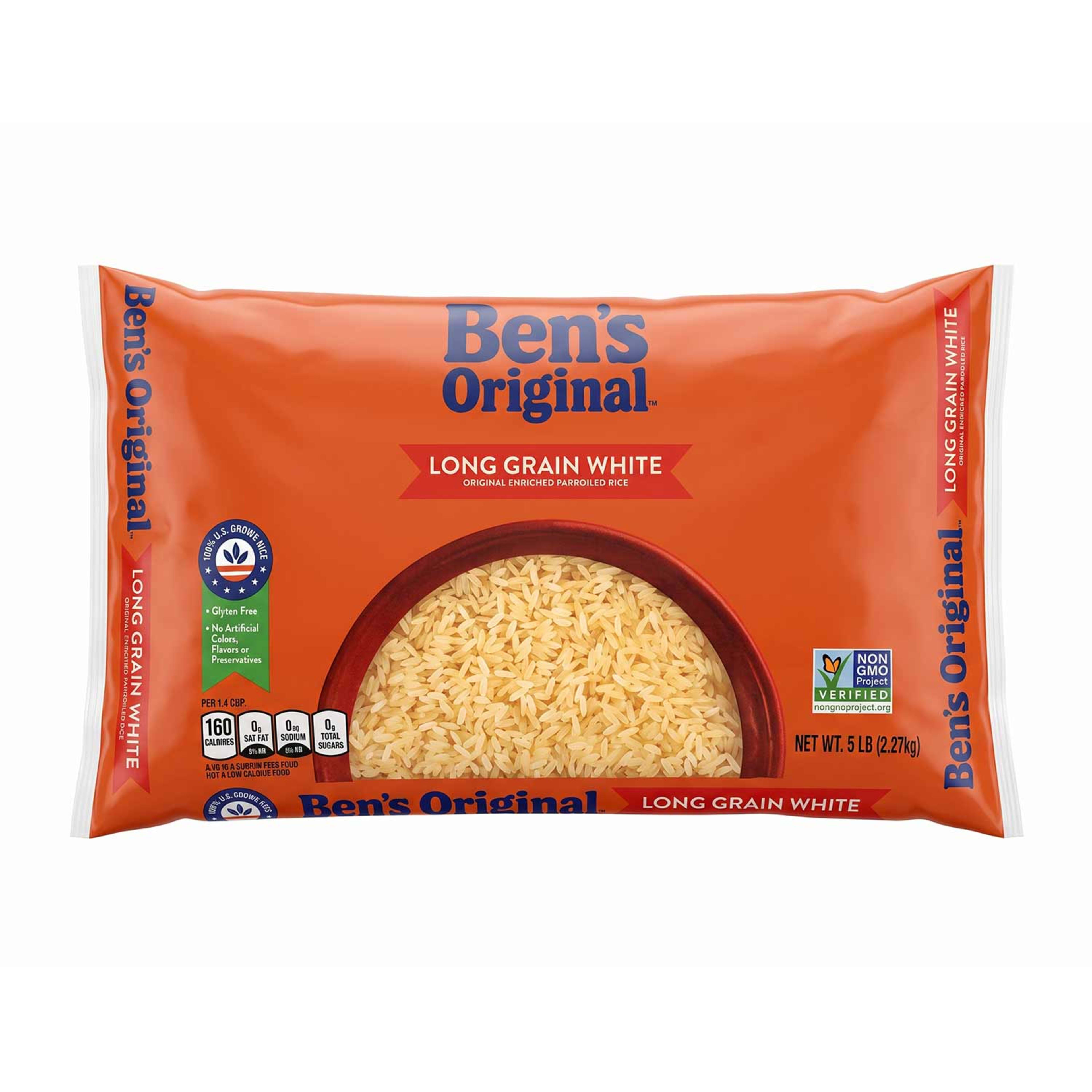 Ben's Original Enriched Parboiled Rice Long Grain White 2.27kg