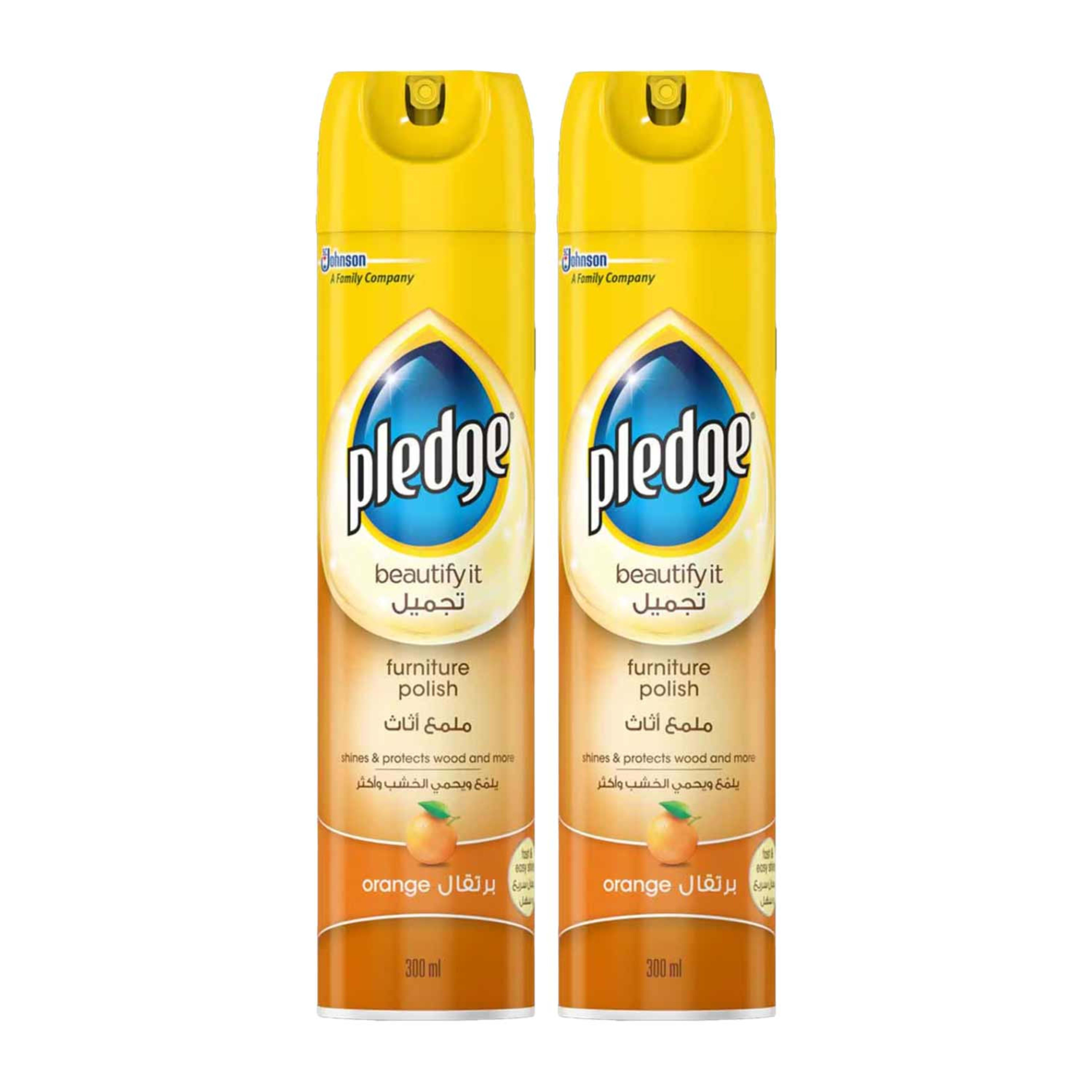 Pledge Furniture Polish Potpourri 2x300ml