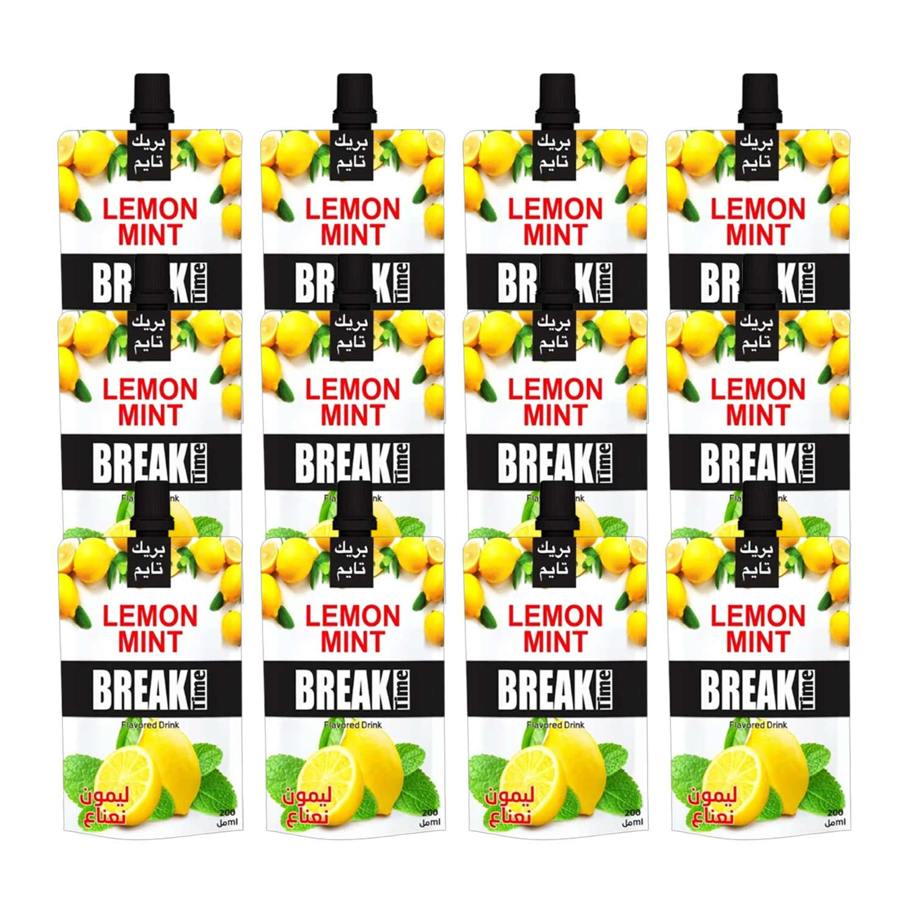 Rawa Break Time Lemon Mint Flavored Drink 12x200ml