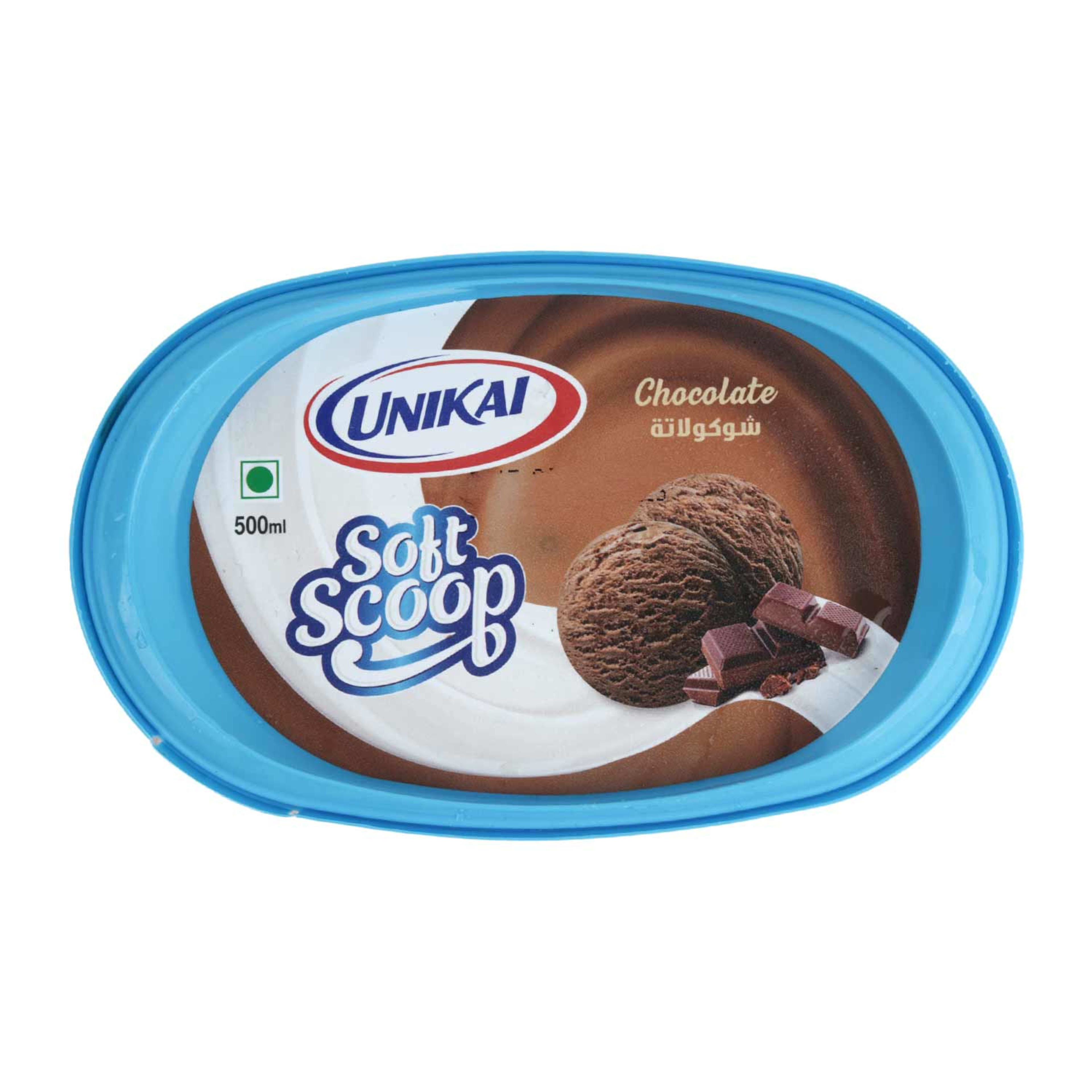 Unikai Soft Scoop Chocolate Ice Cream Tub 500ml - image 2