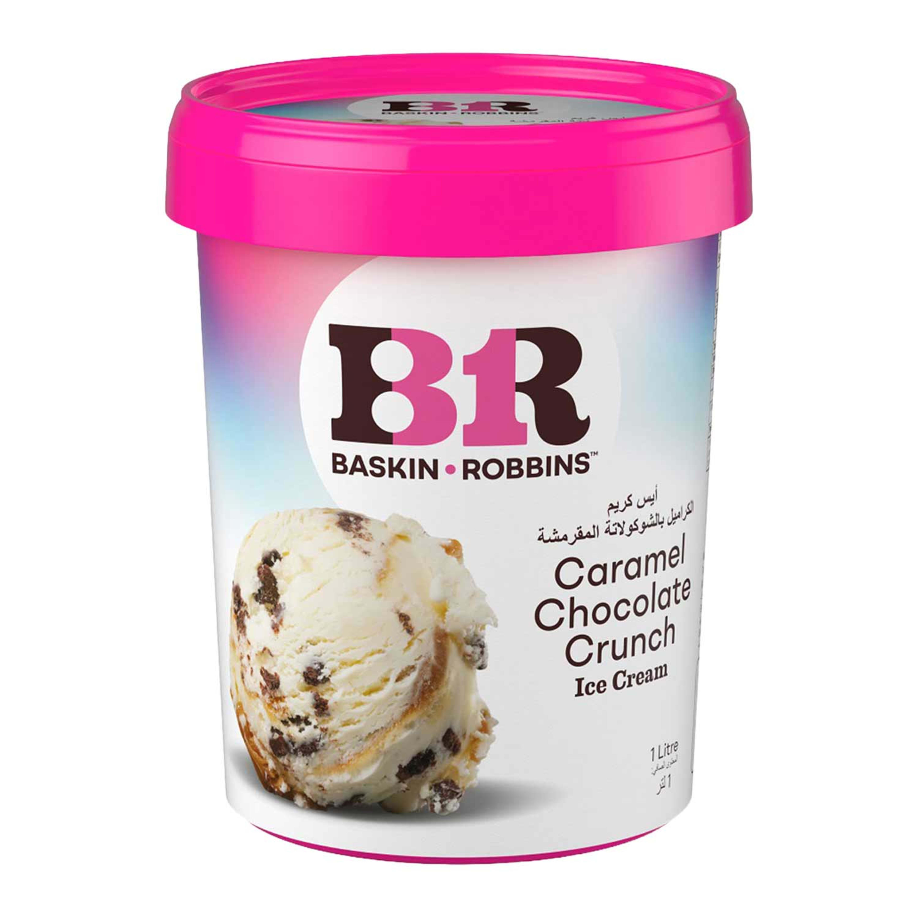 Baskin Robbins Caramel Chocolate Crunch Ice Cream 1ltr
