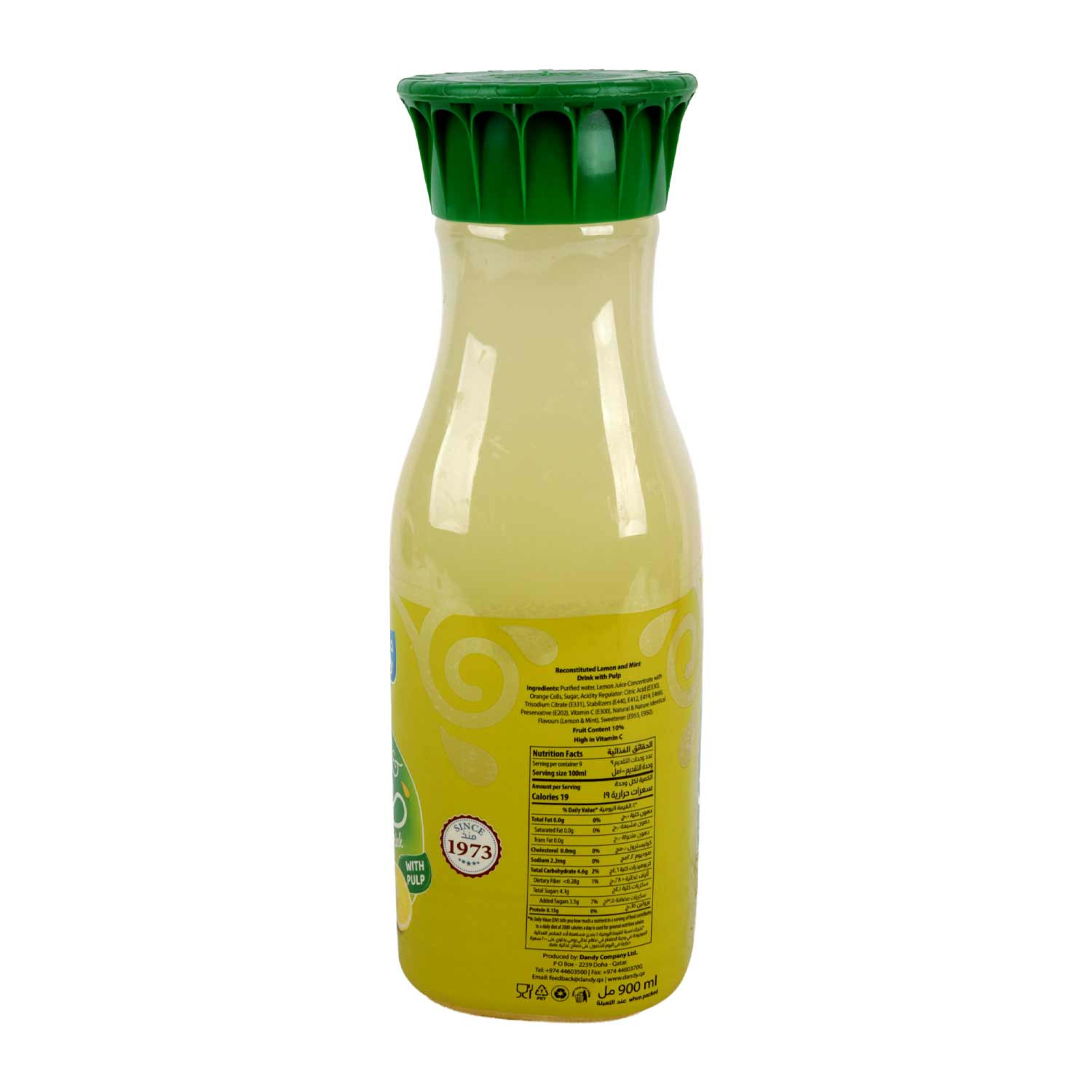 Dandy Lemon & Mint Drink with Pulp 900ml - image 2