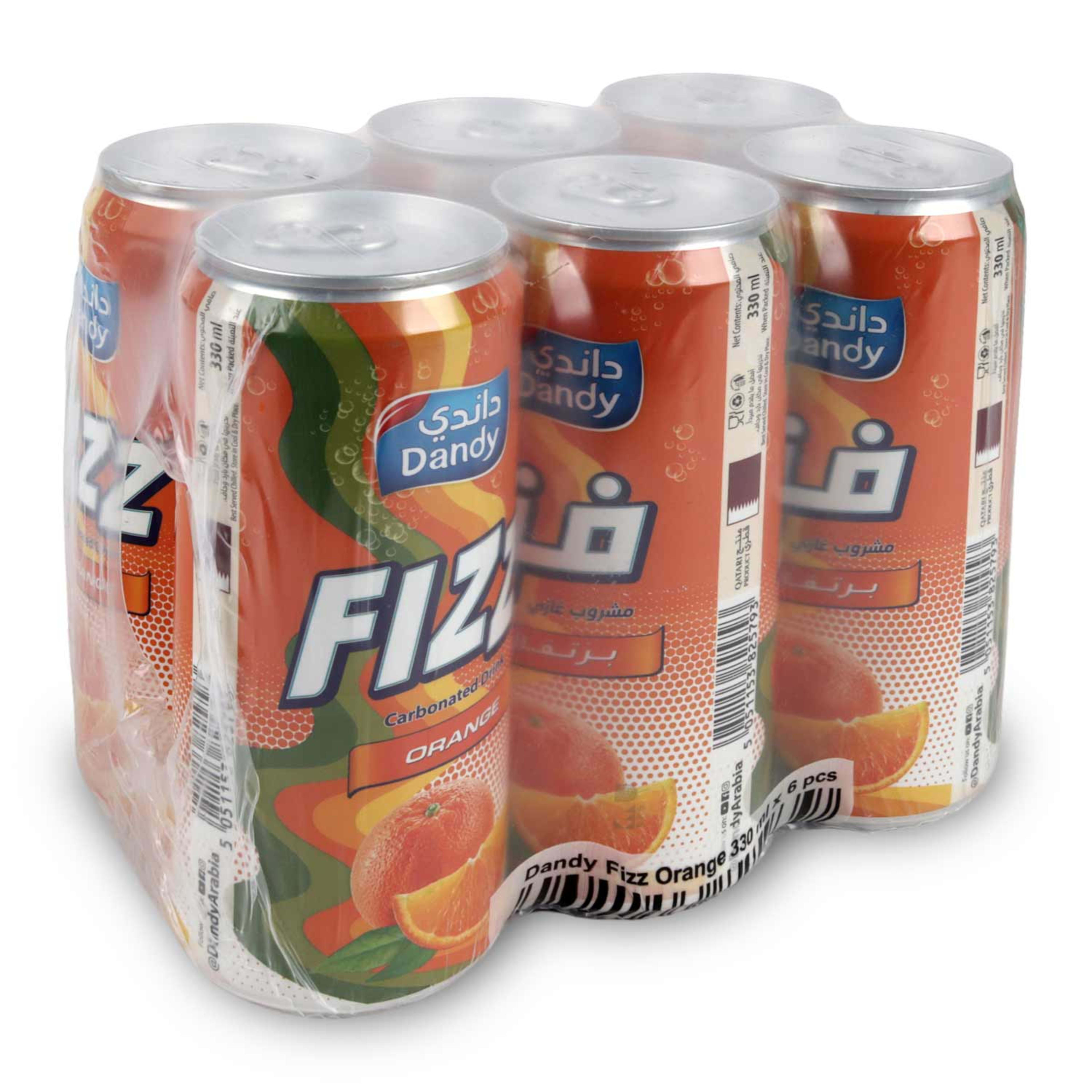 Dandy Fizz Orange Carbonated Drink 330ml