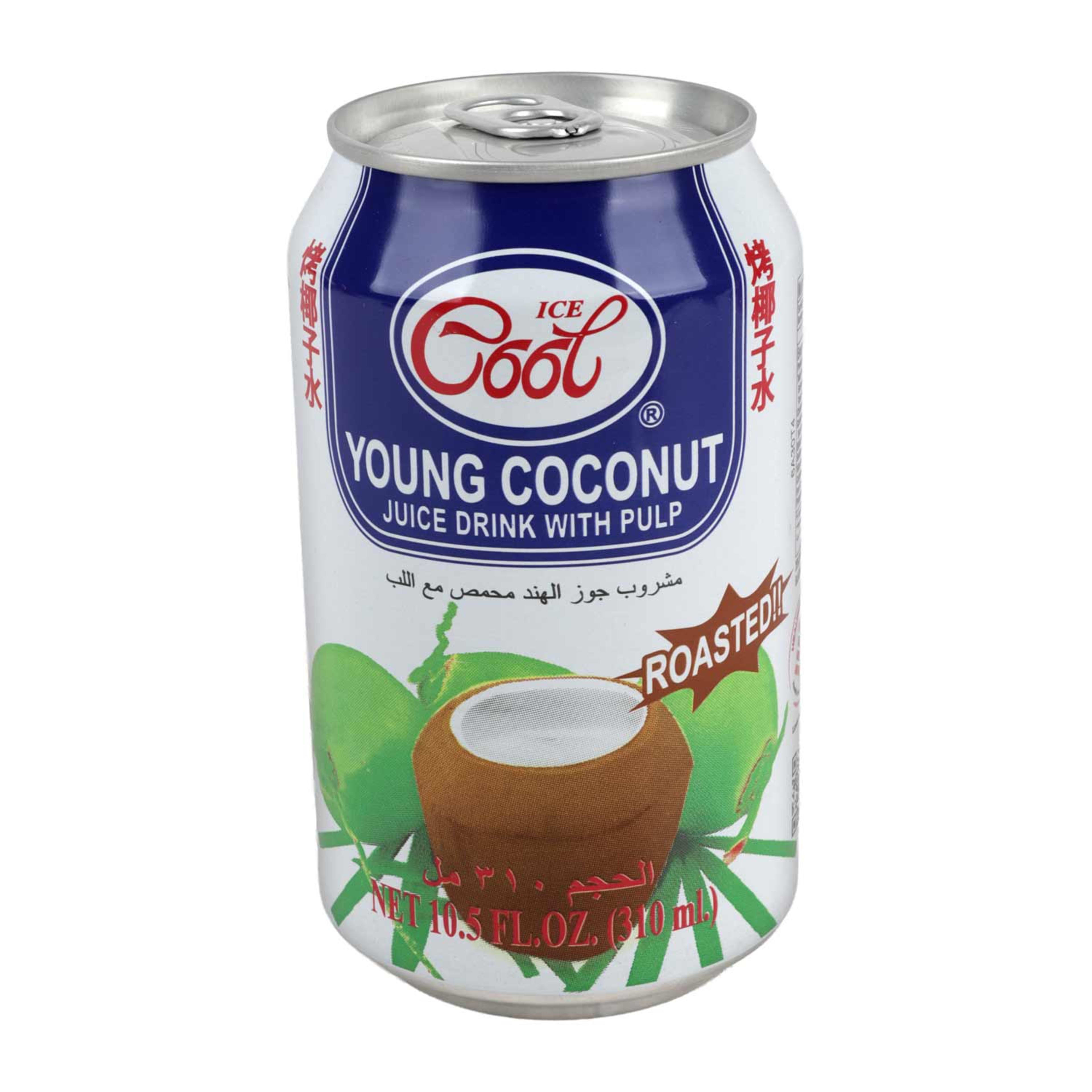 Ice Cool Roasted Young Coconut Juice with Pulp 310ml