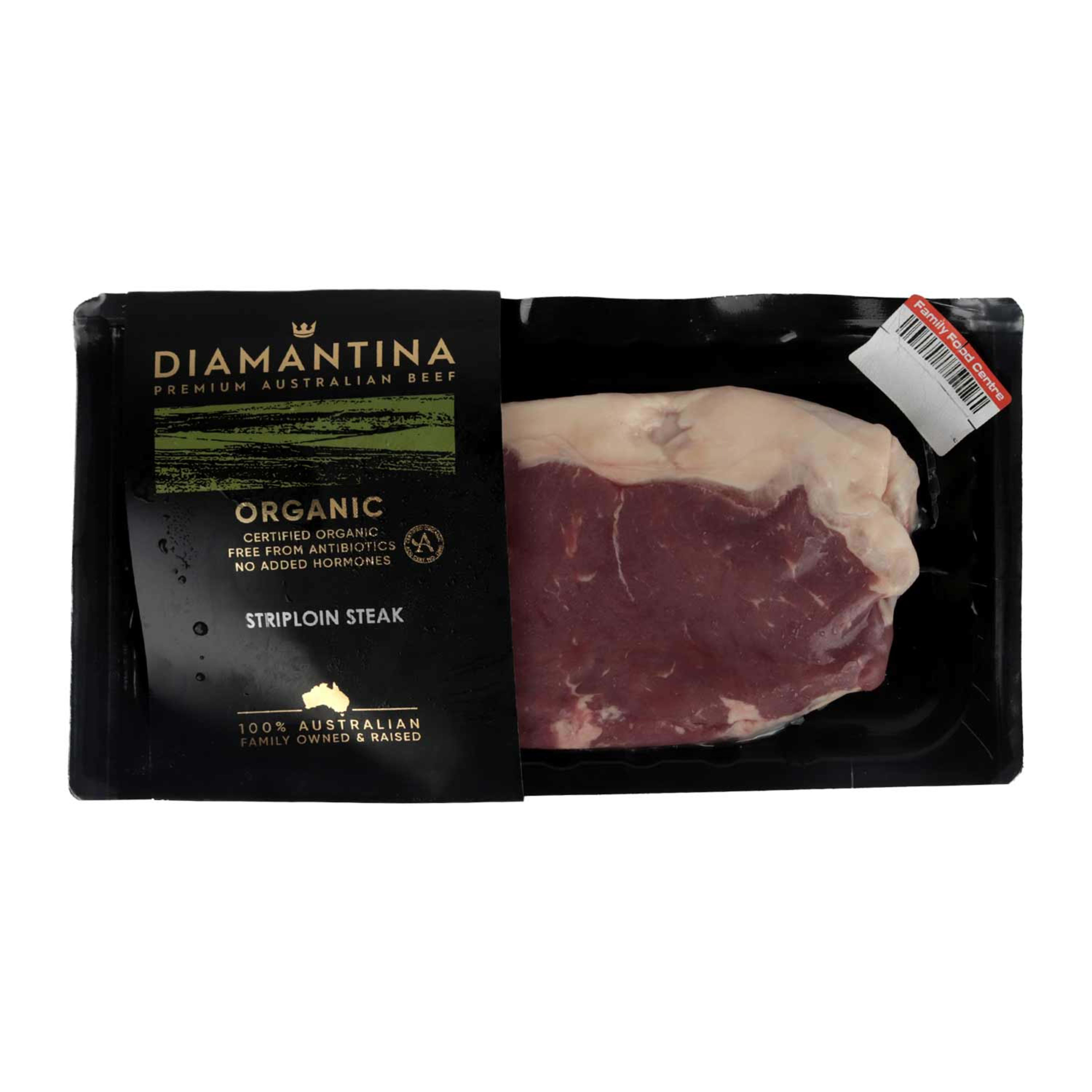 Diamantina Organic Beef Striploin Steak 250gm