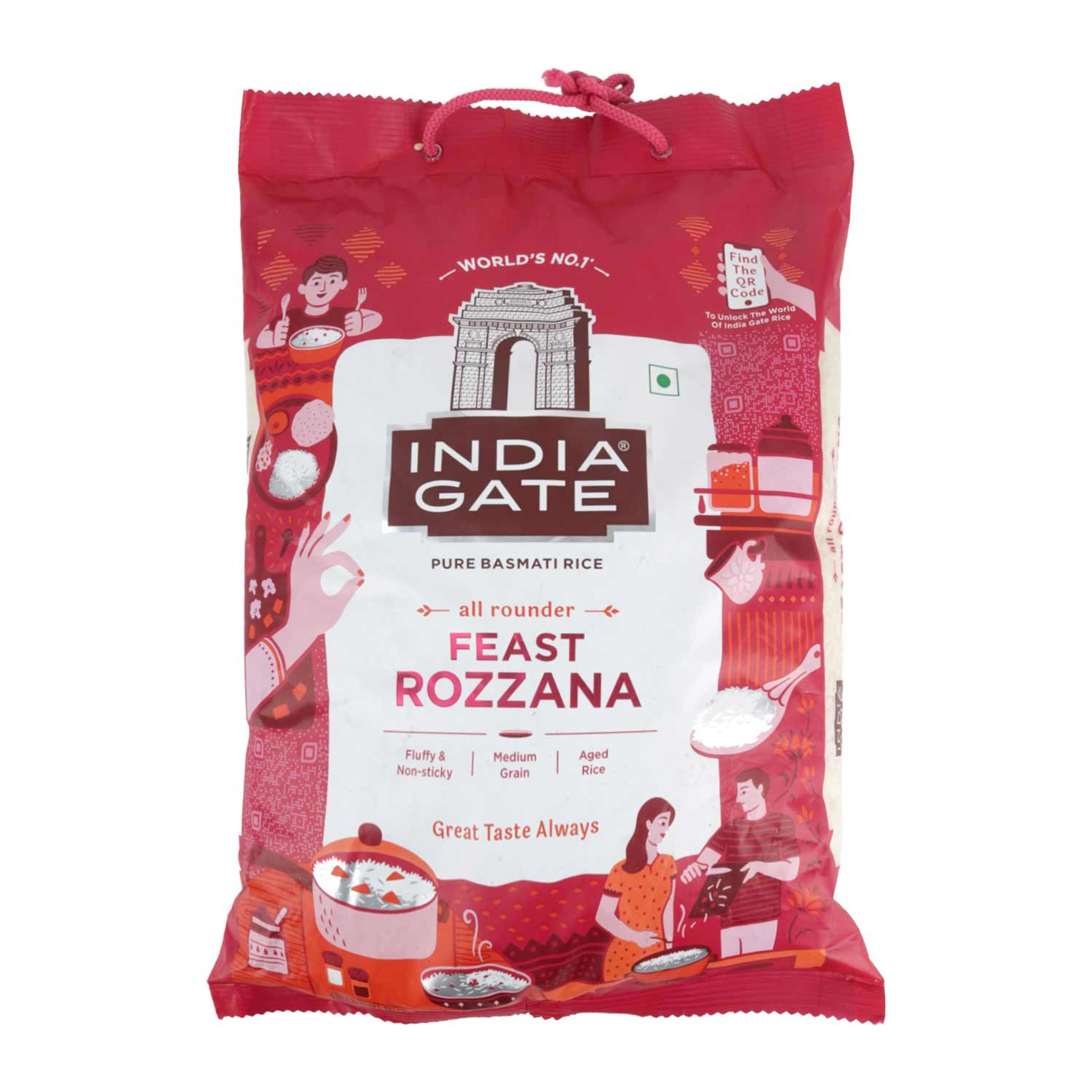 Rozana Basmati Rice 5kg @15% Off | Family Food Center - Qatar