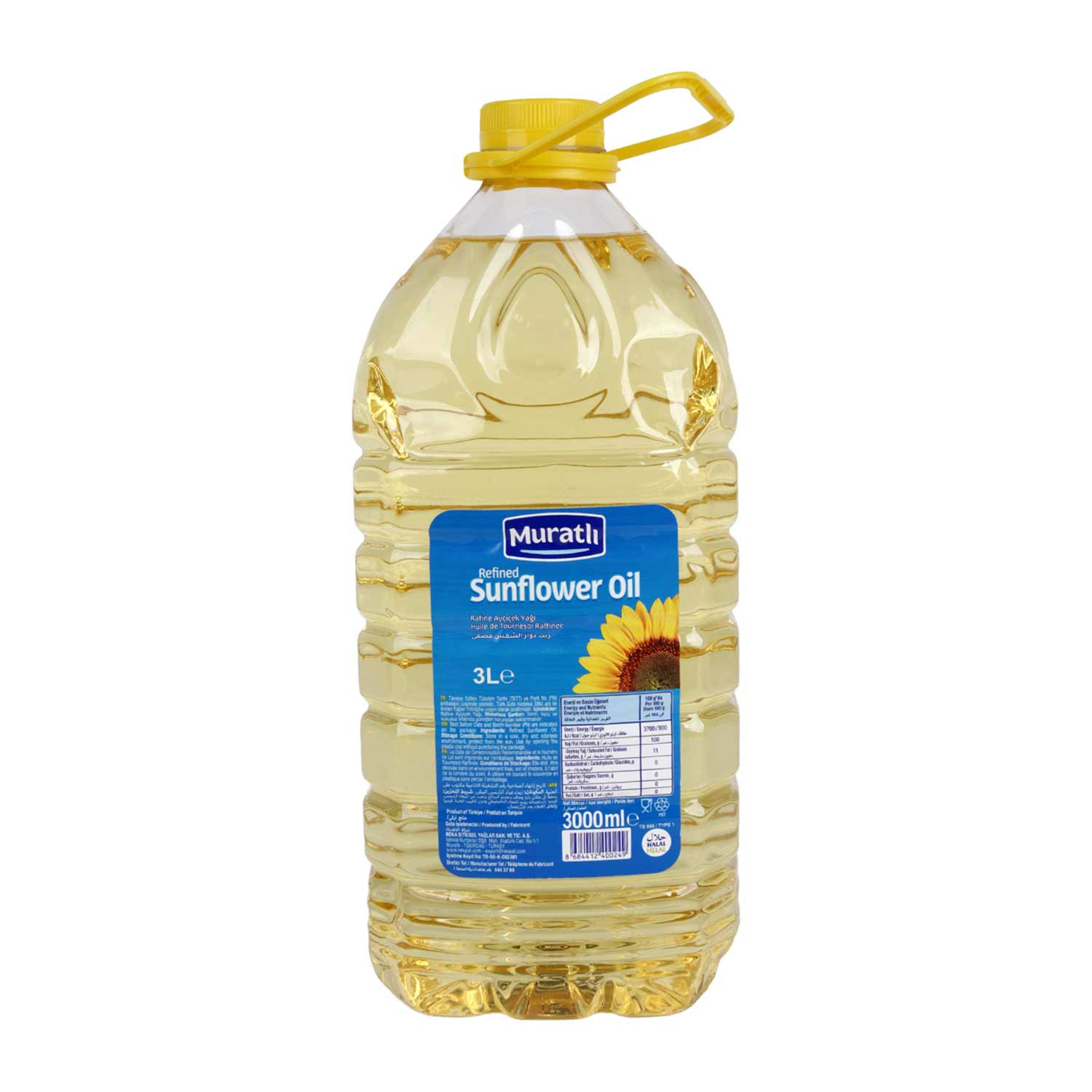 Muratli Refined Sunflower Oil 3ltr