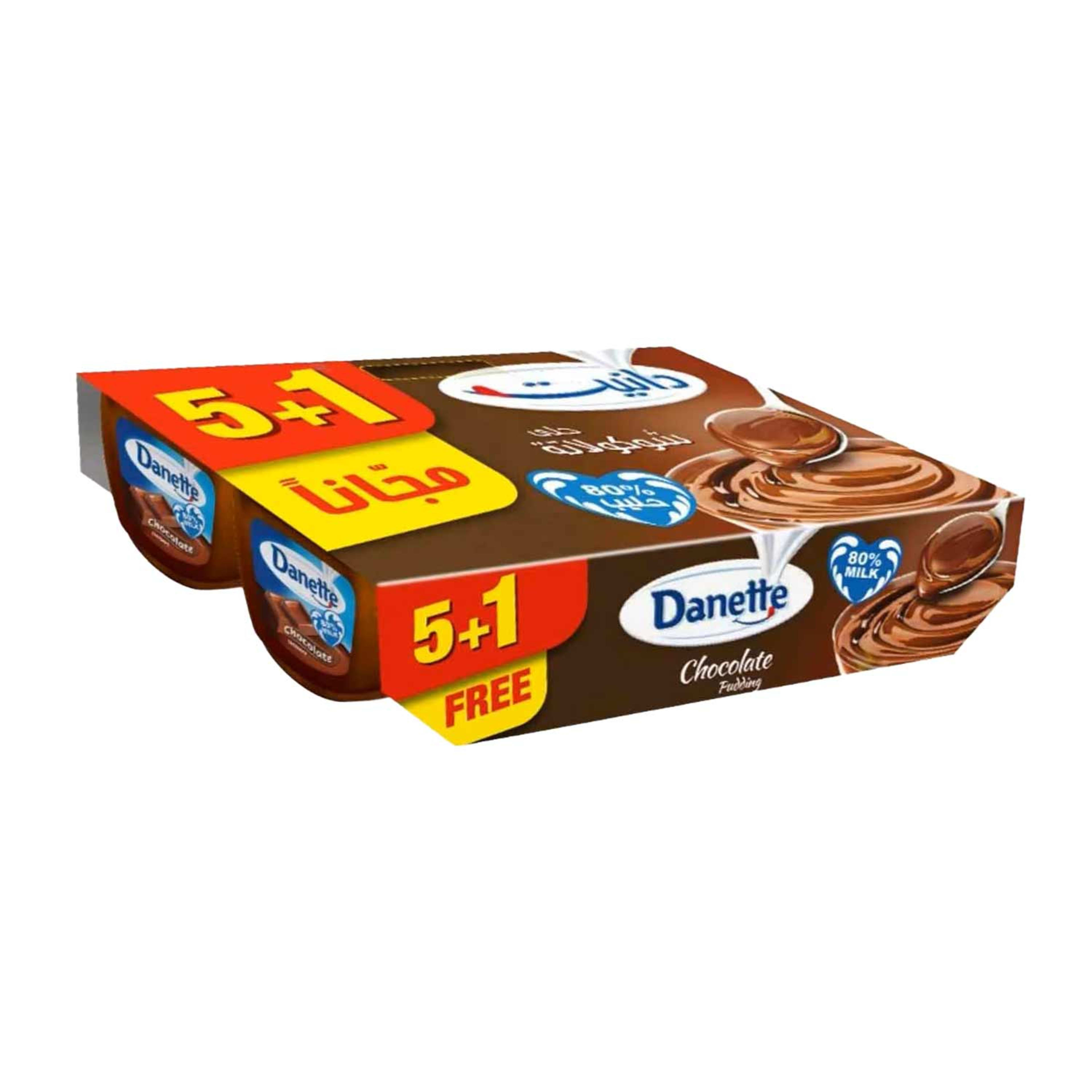Danette Chocolate Dessert 90gm 5+1free