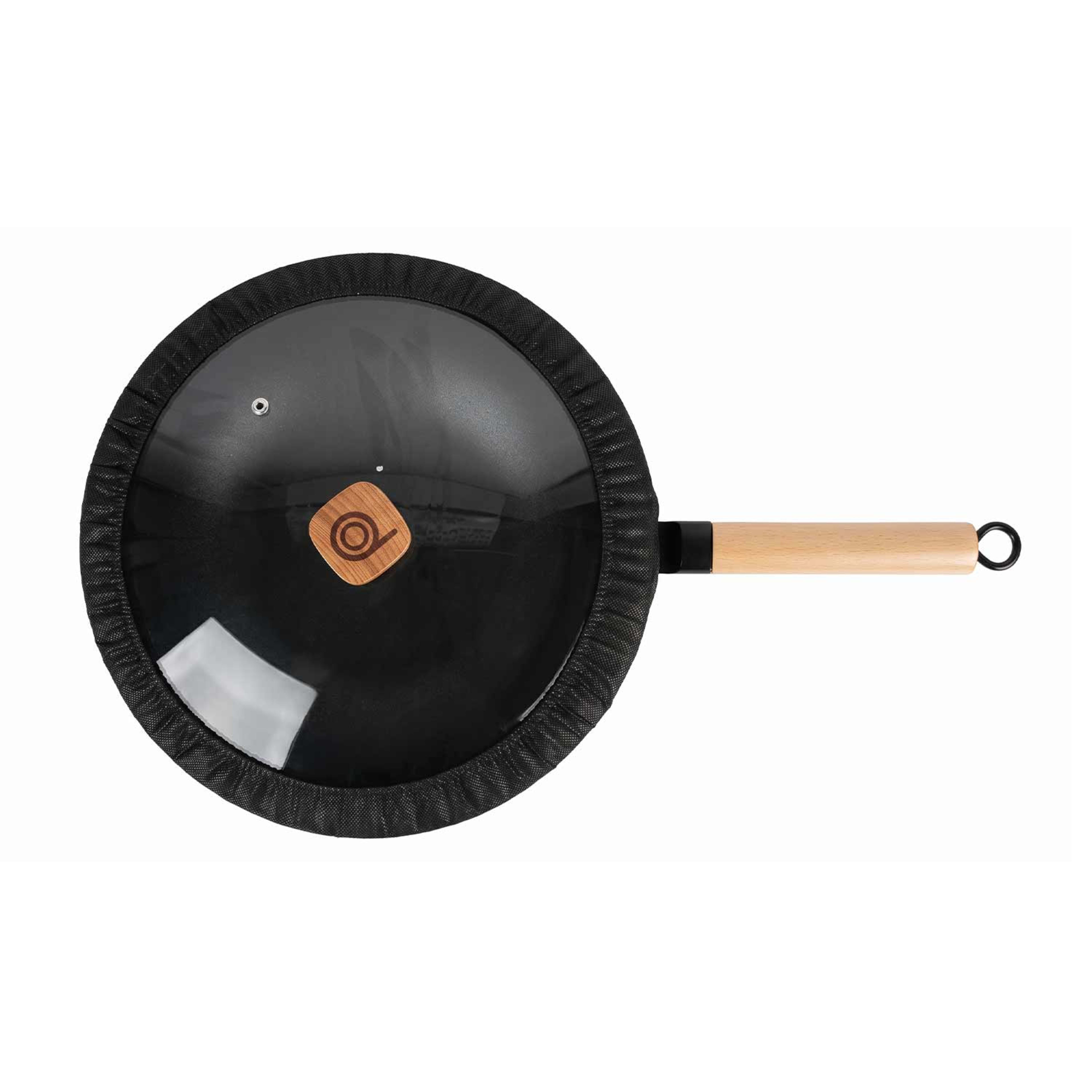 Non Stick Wok Pan with Lid 32cm - image 2