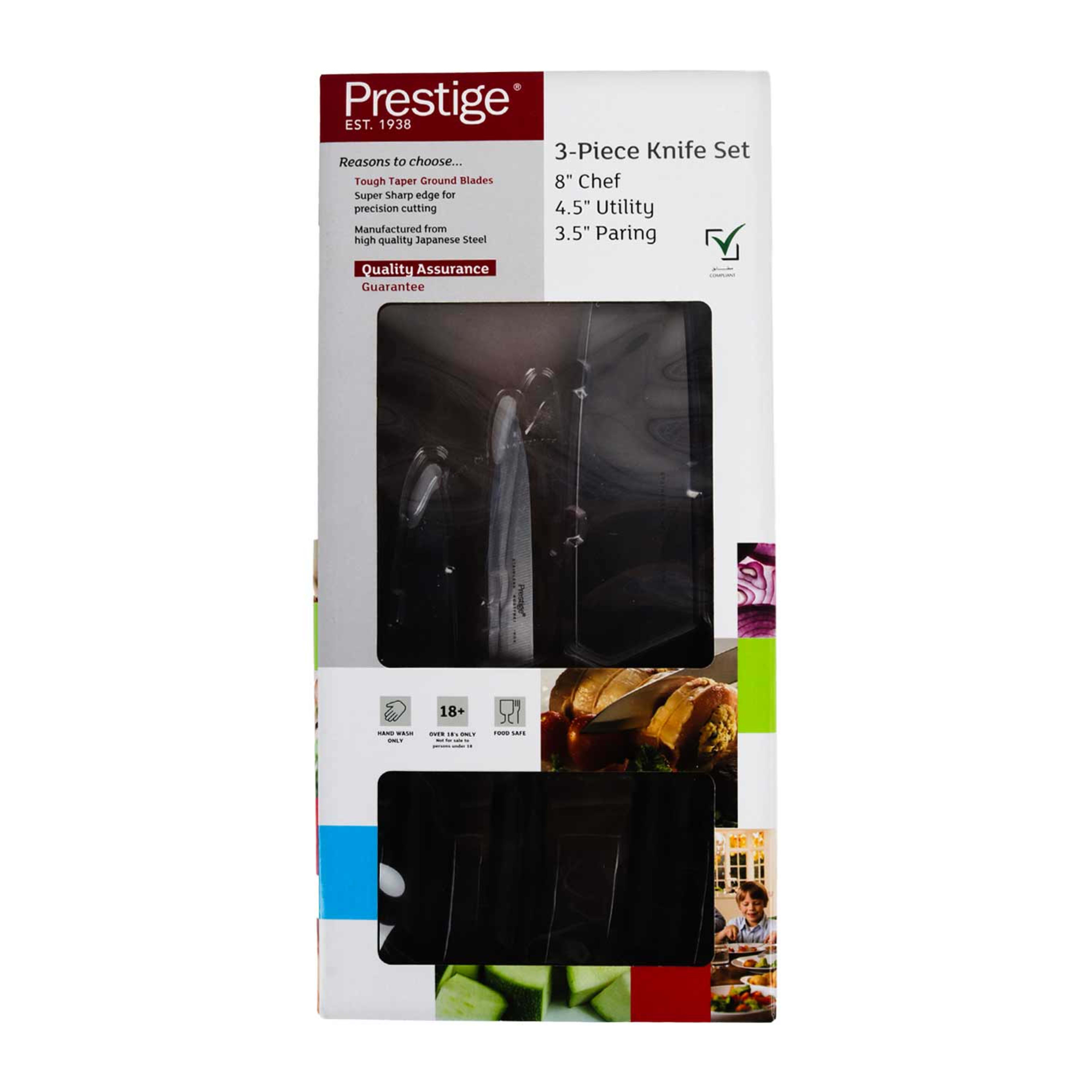 Prestige Knife Set 3pcs Eme103hhl00756