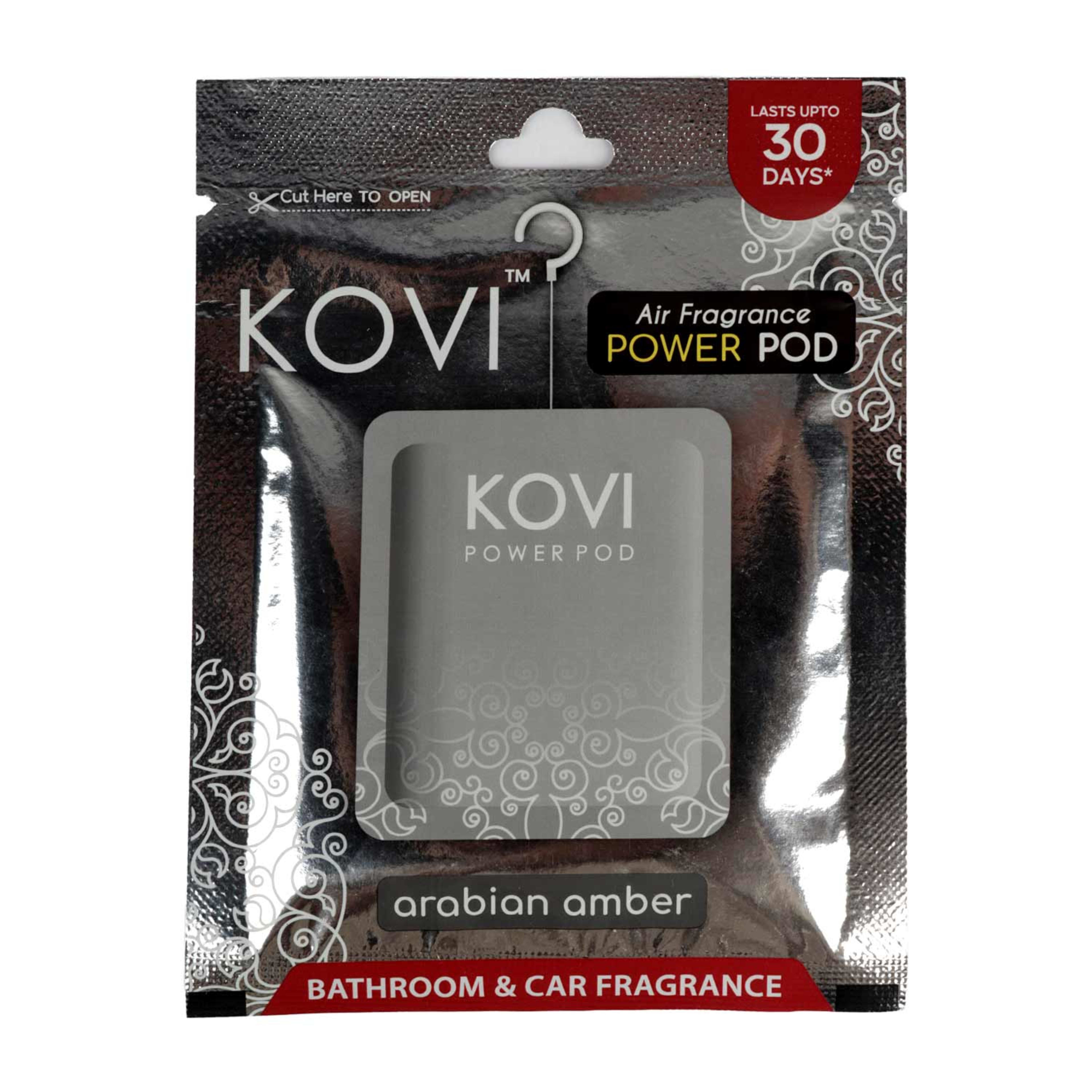 Kovi Power Pod Arabian Amber Bathroom & Car Fragrance 10gm