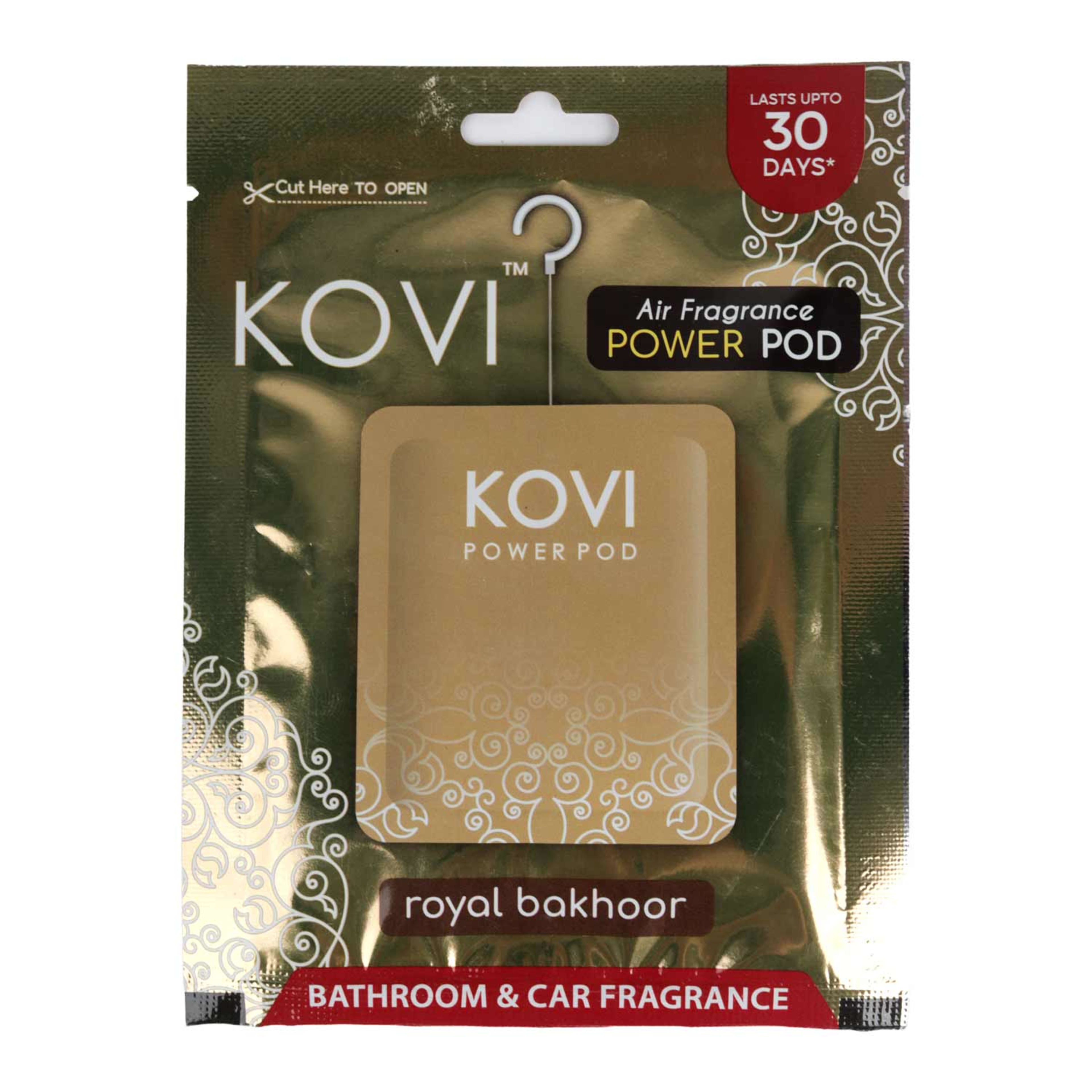 Kovi Power Pod Royal Bakhoor Bathroom & Car Fragrance 10gm