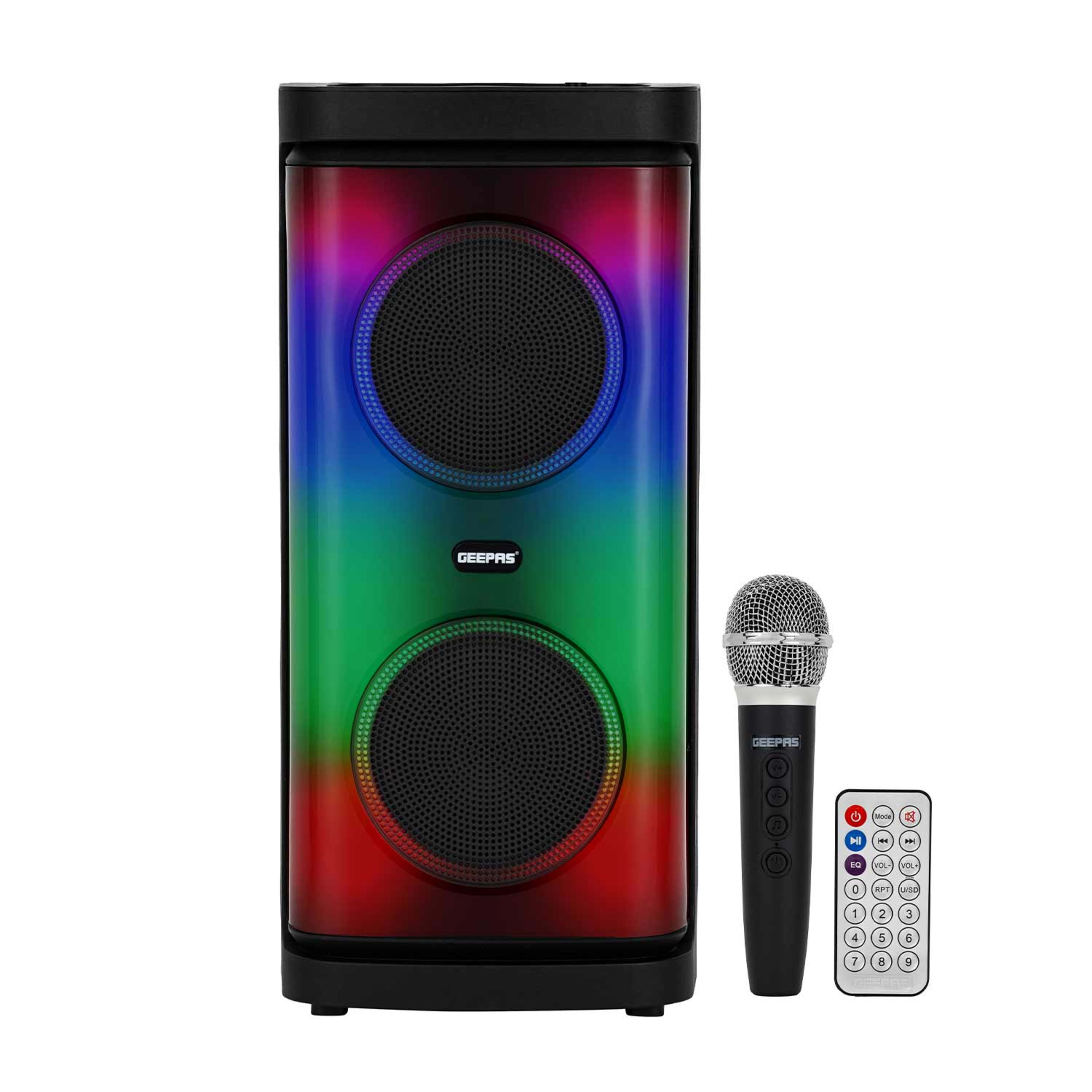 Geepas Rechargeable Portable Speaker with Mic Gms11193
