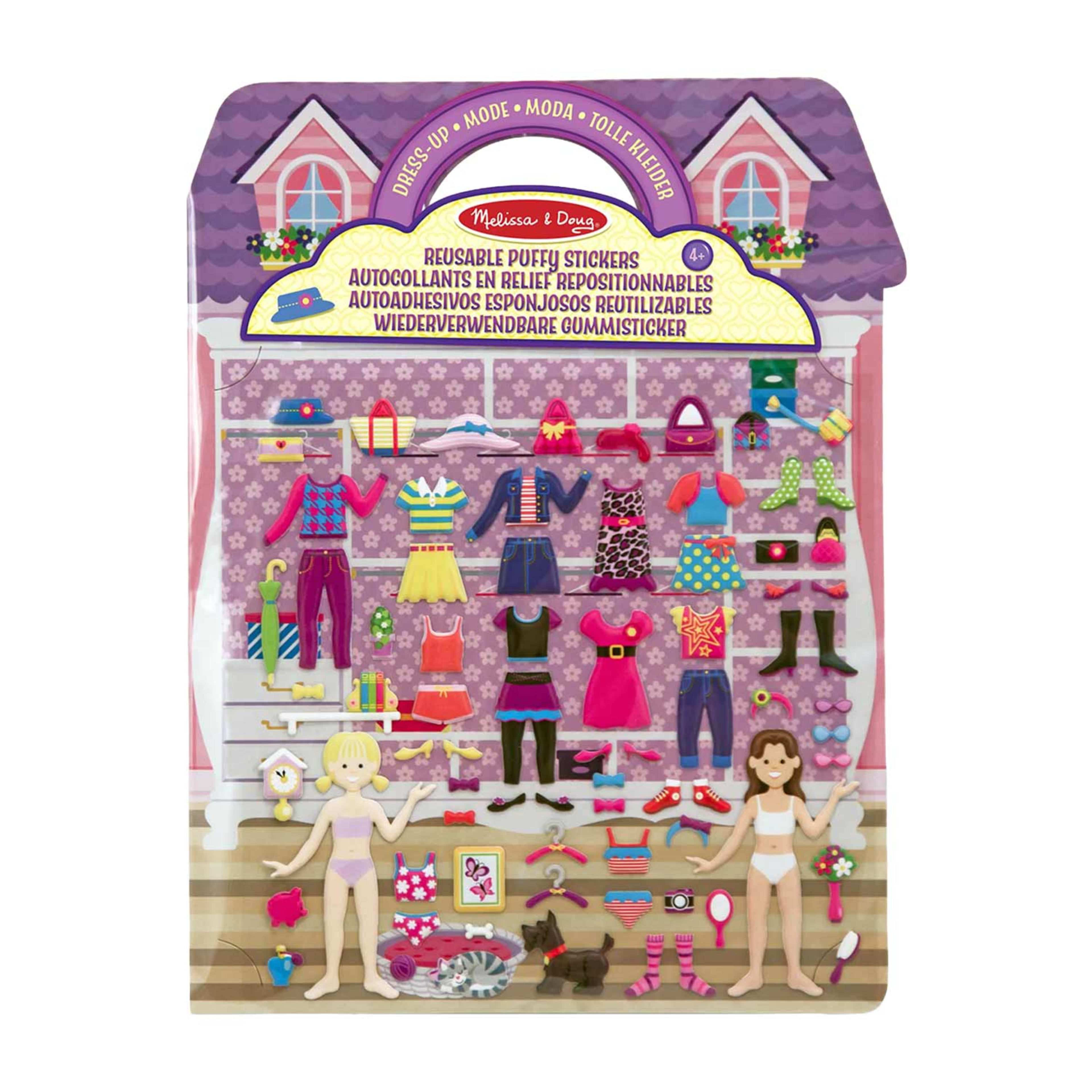Melissa & Doug Puffy Sticker Play Set Dress-up 2195