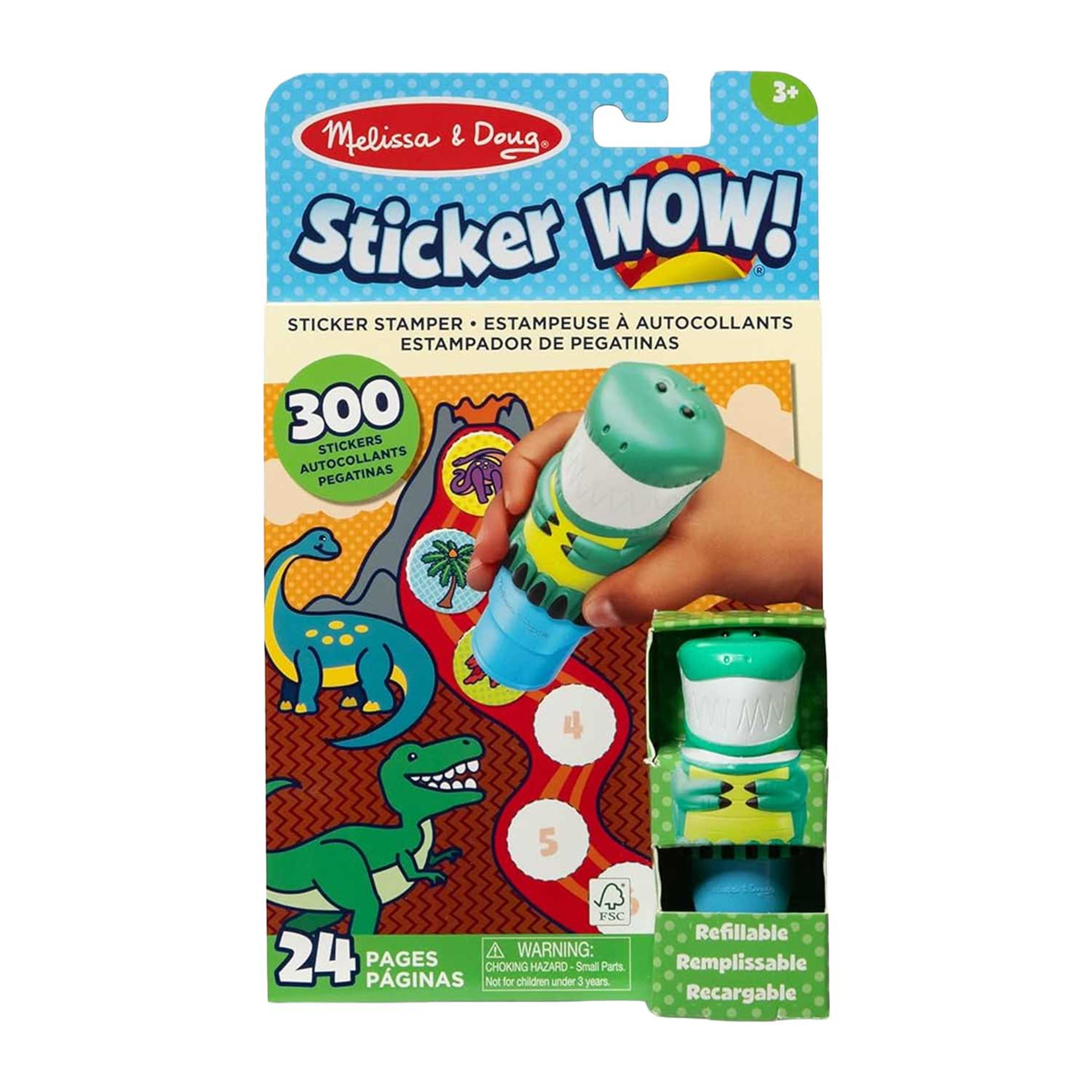 Melissa & Doug Sticker Stamper & Activity Pad - Dinosaur
