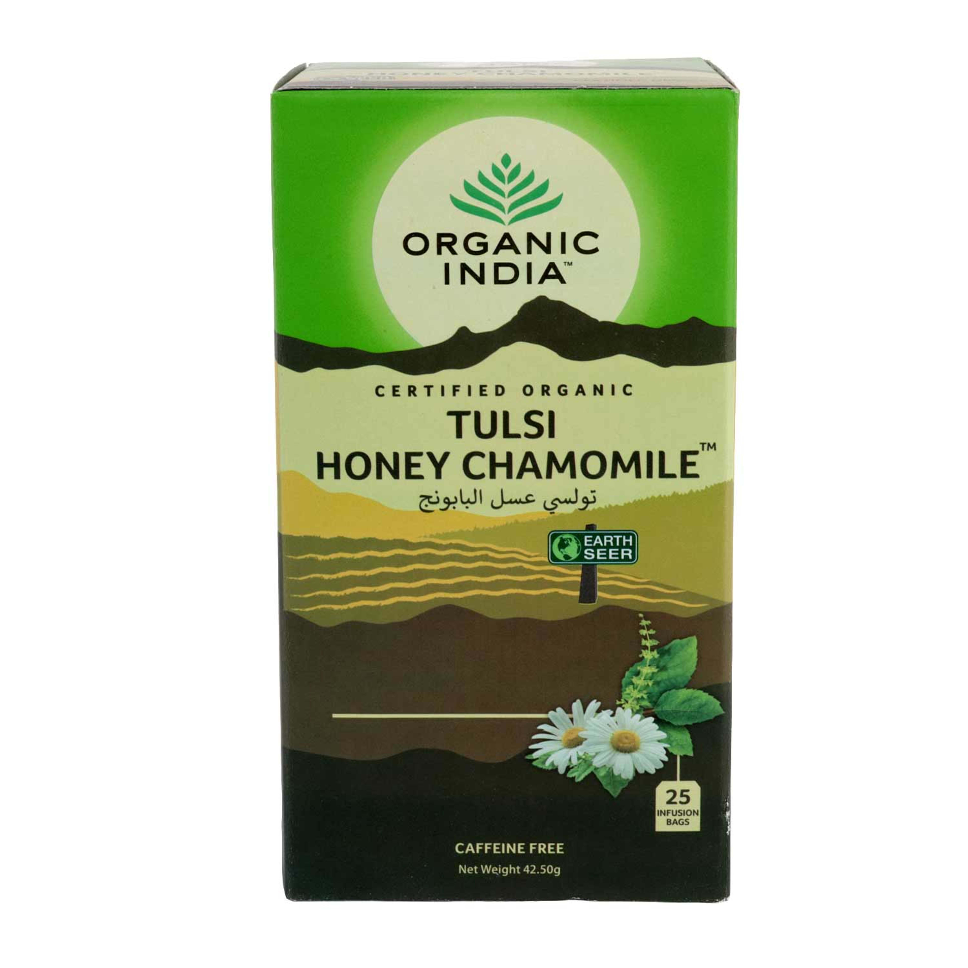 Organic India Tulsi Honey Chamomile Infusion Bag 18s 30.6gm