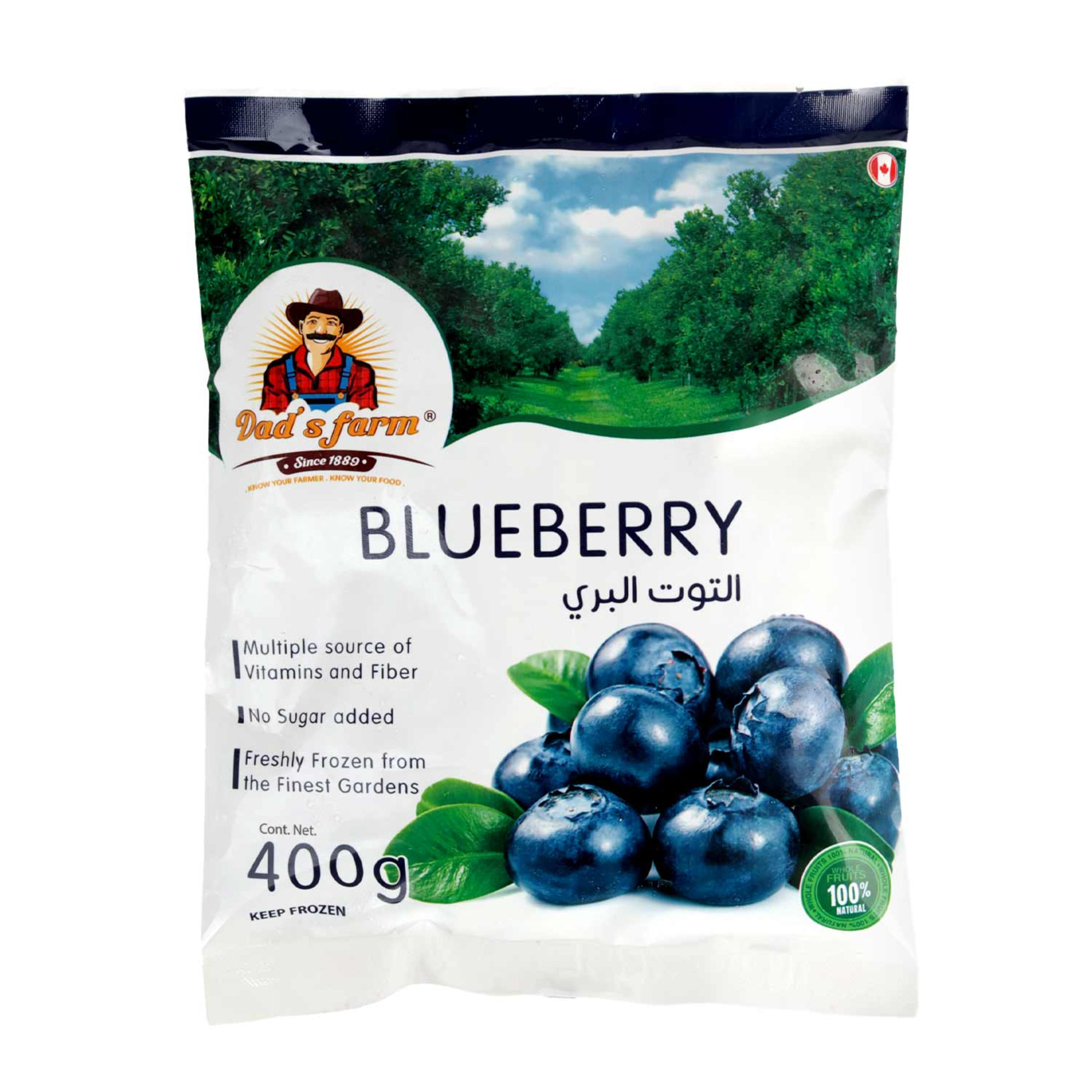 Dad's Farm Blueberry 400gm