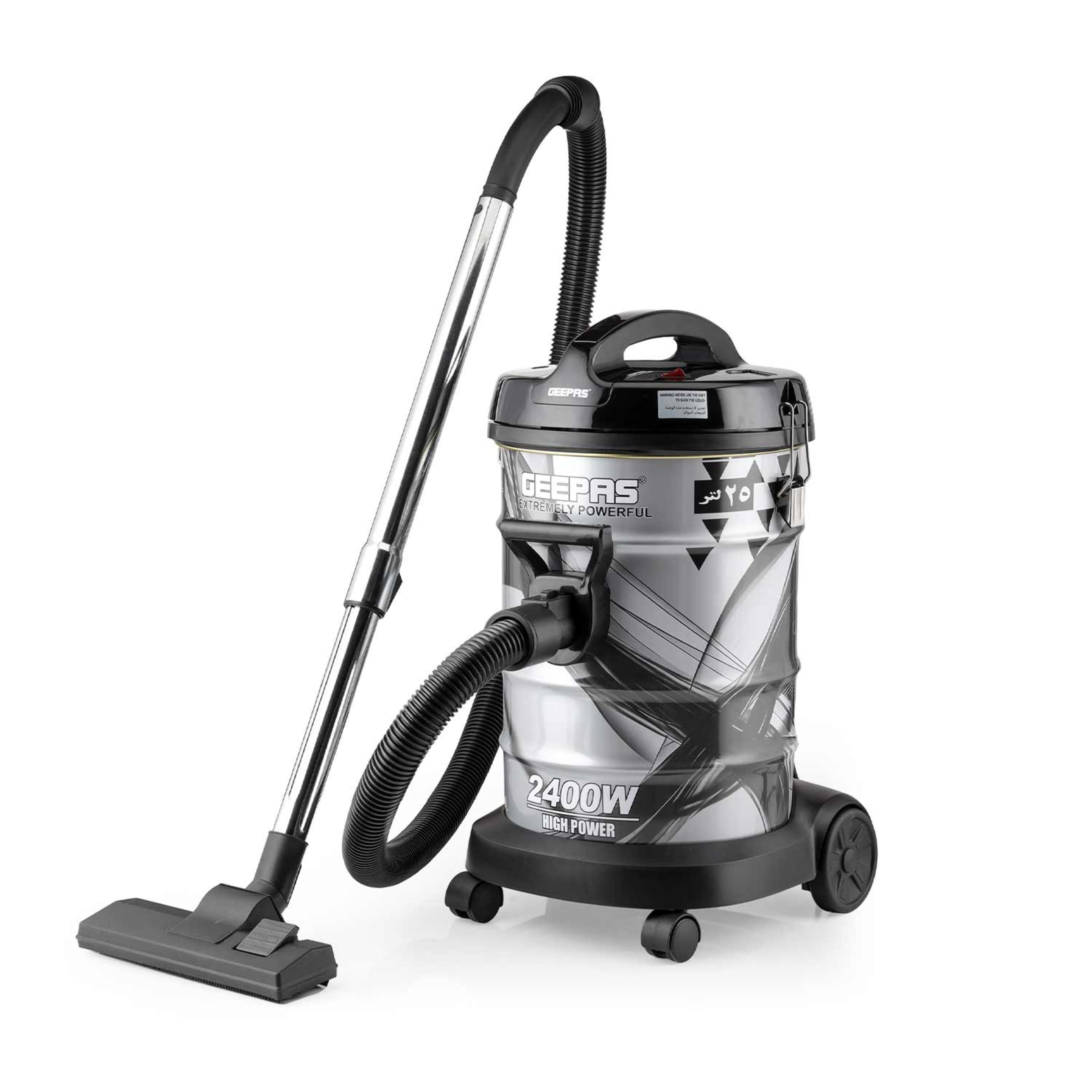 Geepas Drum Vacuum Cleaner 25l Gvc2598