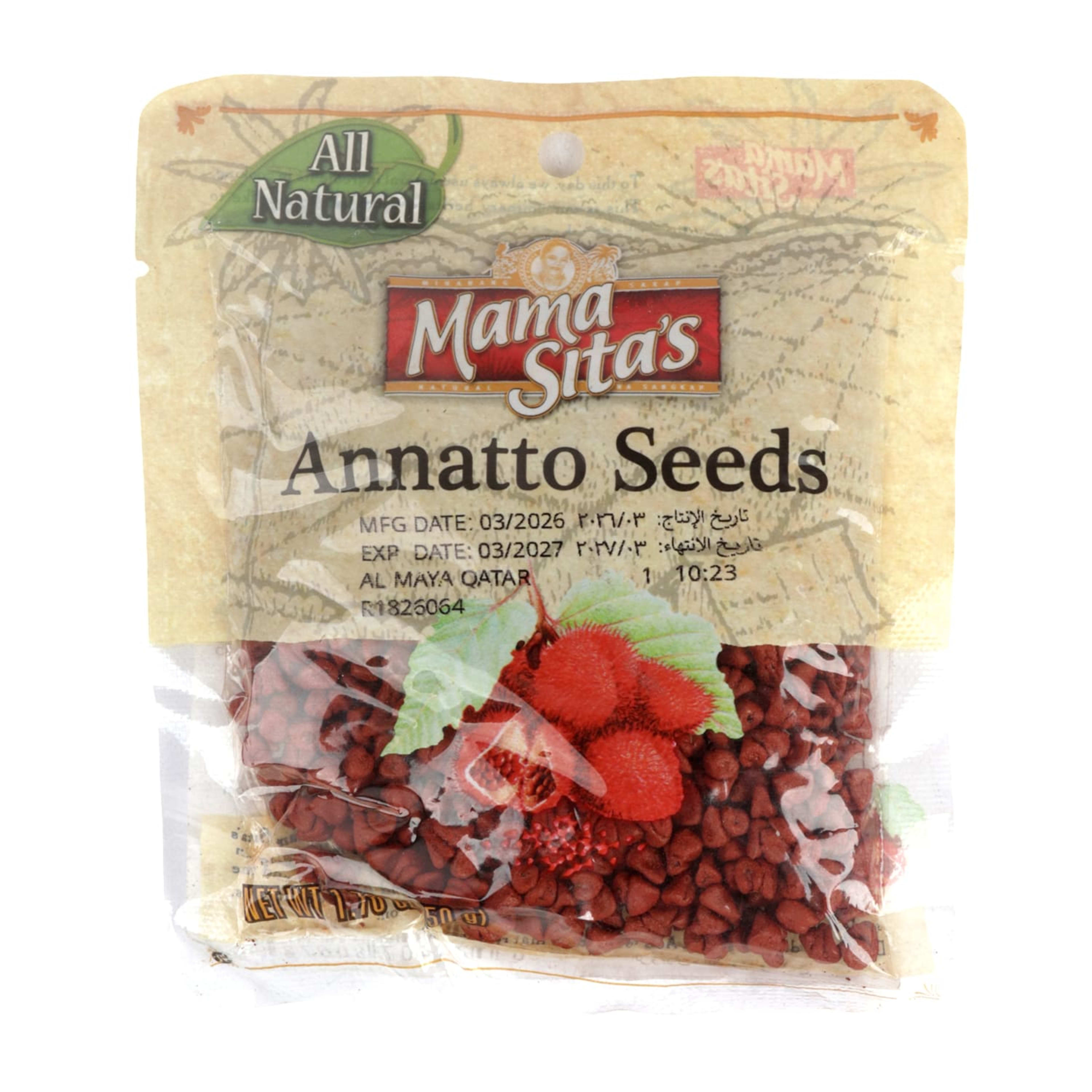 Mama Sita's Annatto Seeds 50gm