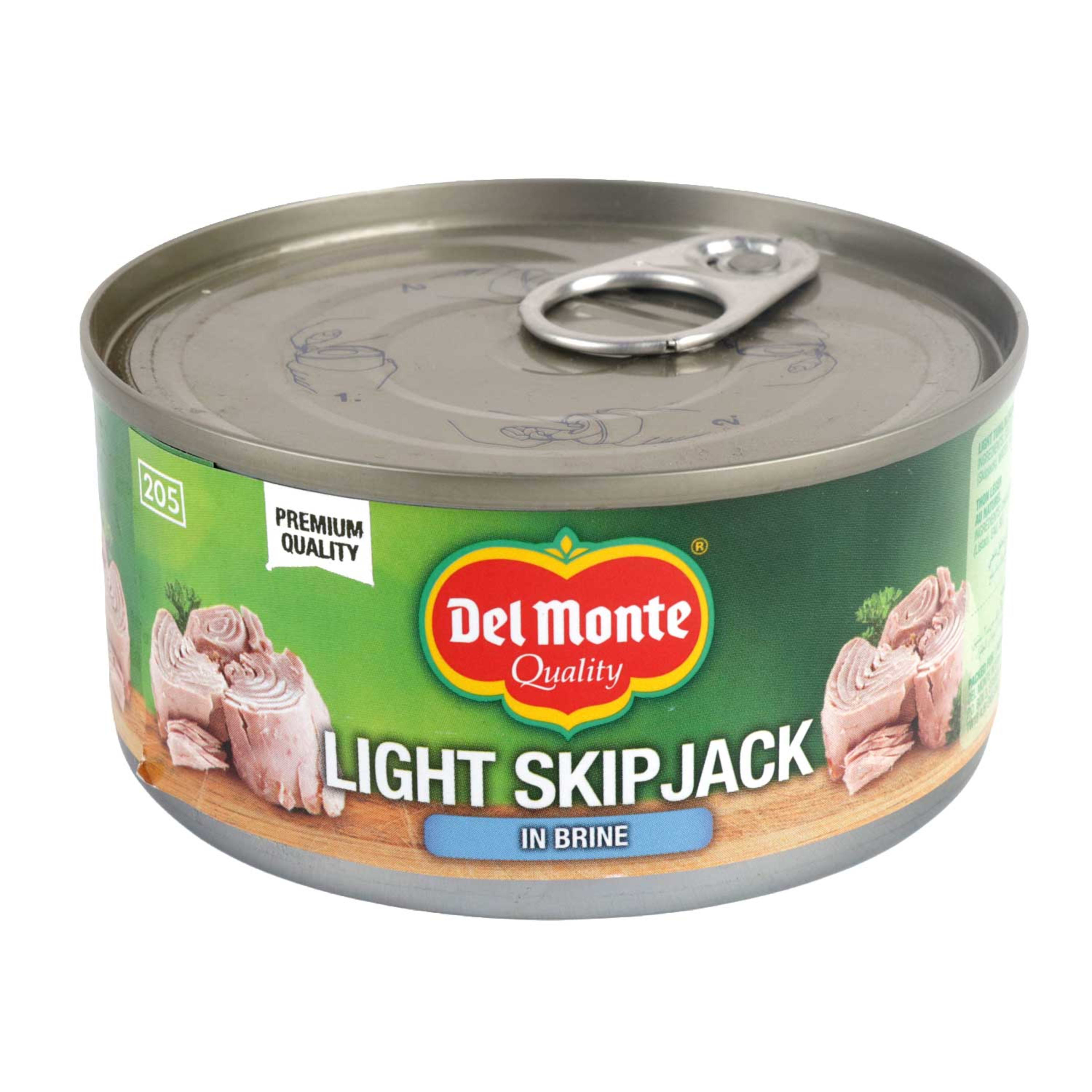 Del Monte Light Meat Tuna Solid Pack in Brine 185gm
