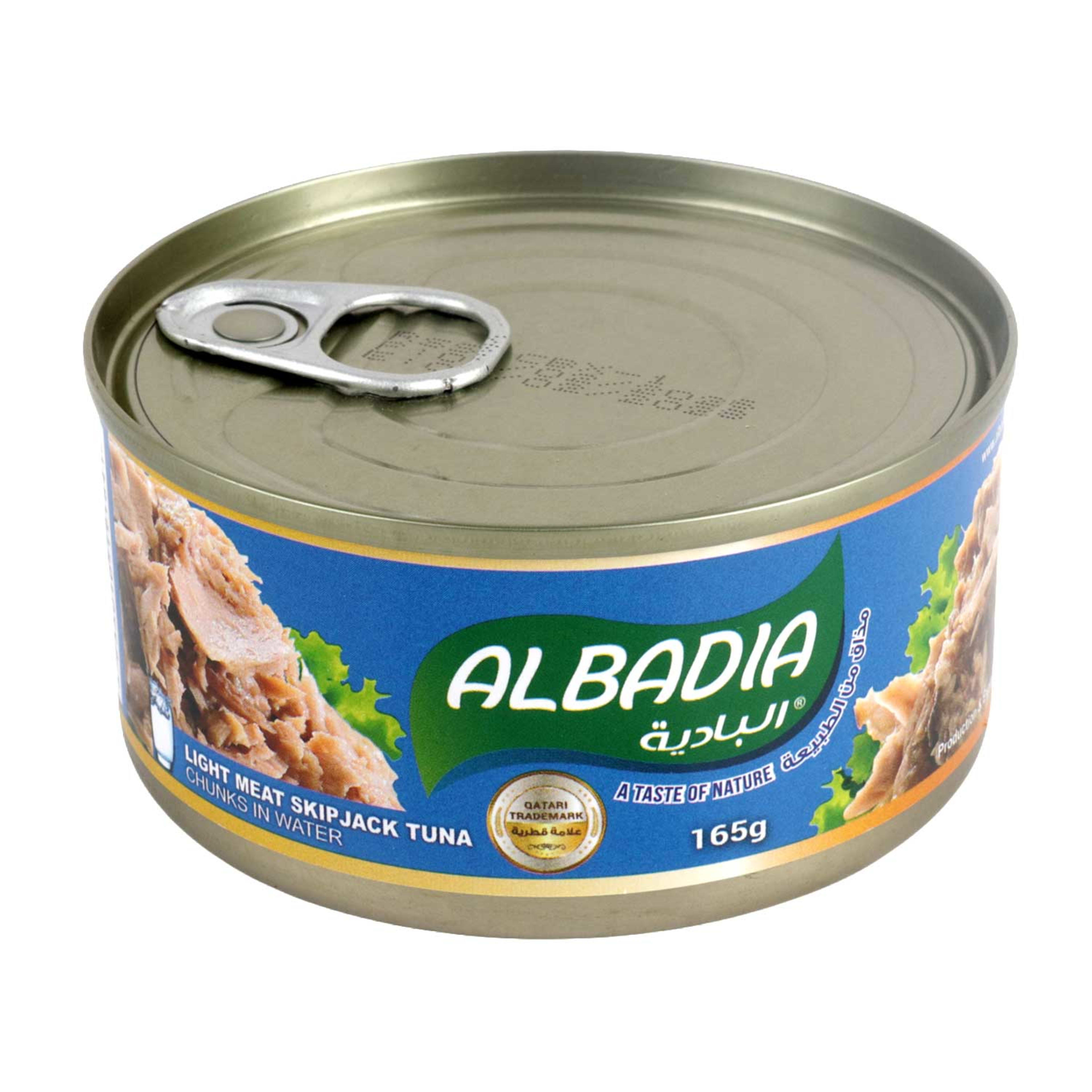 Al Badia Light Meat Skipjack Tuna Chunks in Water 165gm