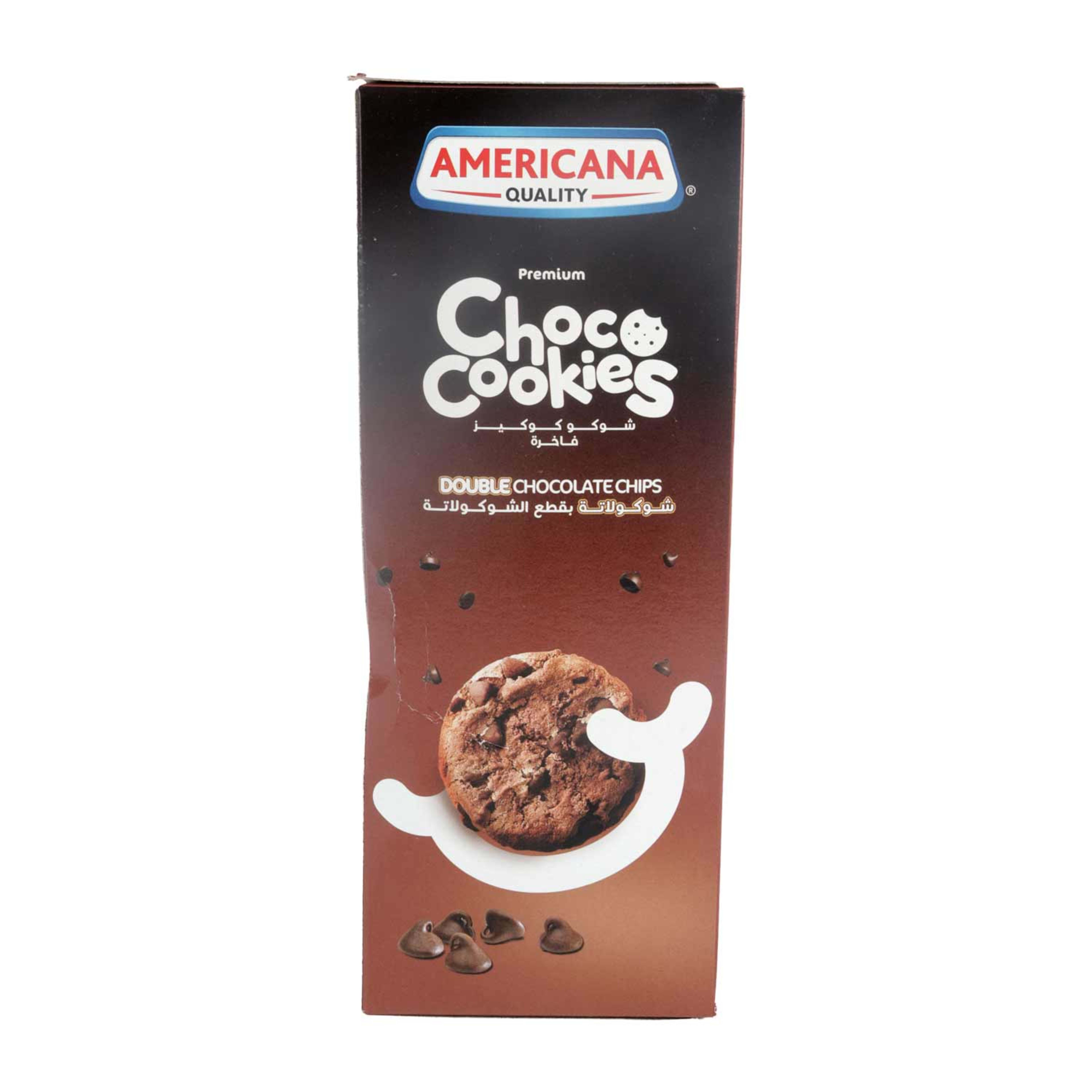 Americana Choco Cookies Double Chocolate Chips 180gm