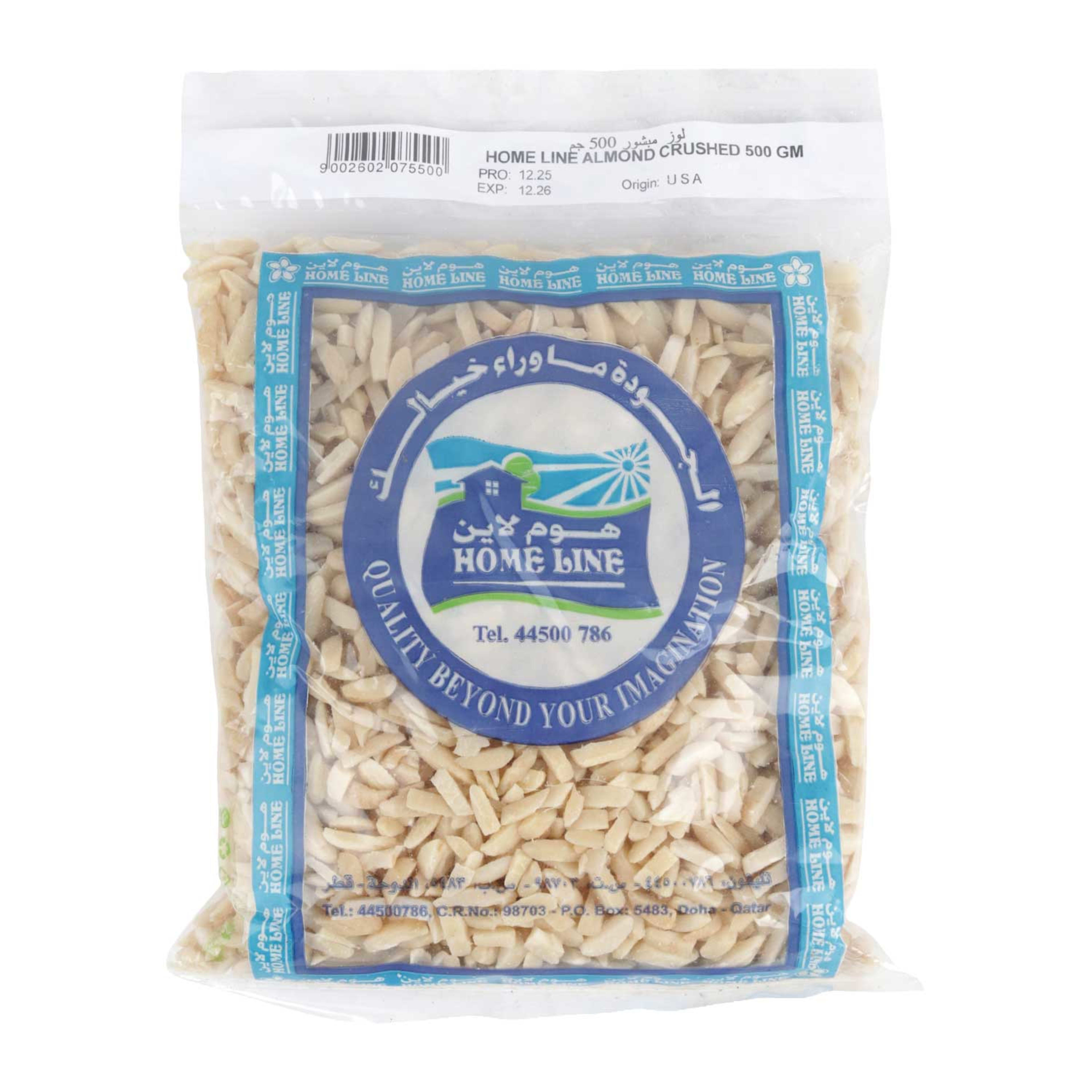 Home Line Almond Crushed 500gm